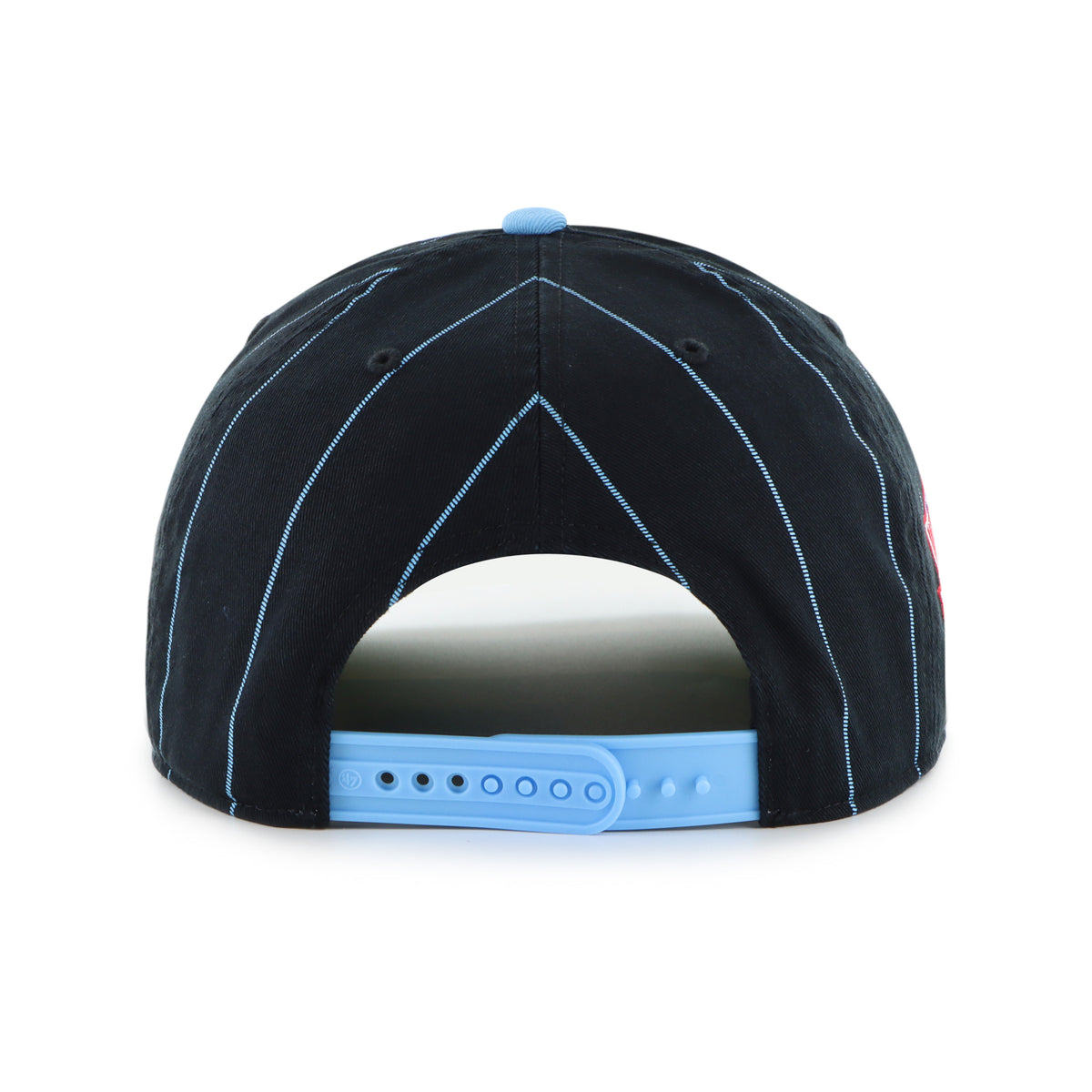 Toronto Blue Jays MLB 47 Brand Men's Navy / Light Blue Cooperstown Pinstripe Hitch Adjustable Hat