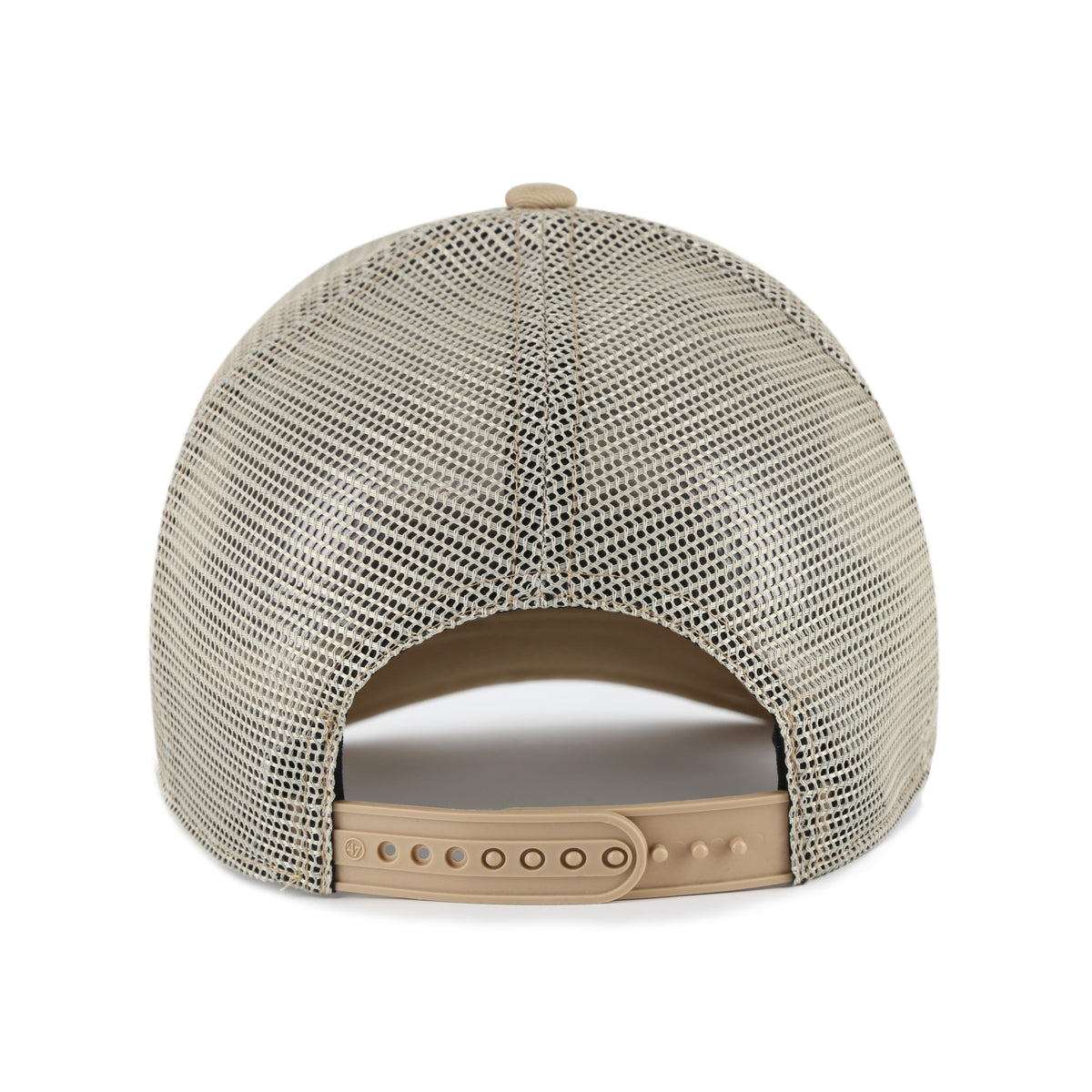 Montreal Expos MLB 47 Brand Men's Branson Khaki MVP Trucker Snapback Hat