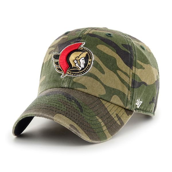 Ottawa Senators NHL 47 Brand Men's Camo Clean up Adjustable Hat