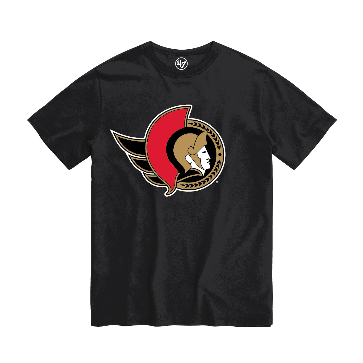 Ottawa Senators NHL 47 Brand Youth Black Fan T-Shirt