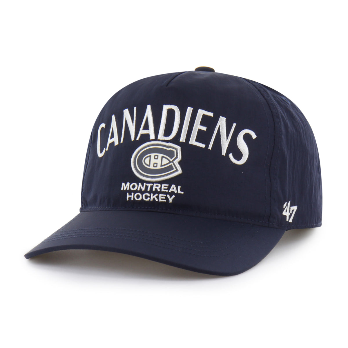 Montreal Canadiens NHL 47 Brand Men's Navy Nylon Modernia Hitch Adjustable Hat