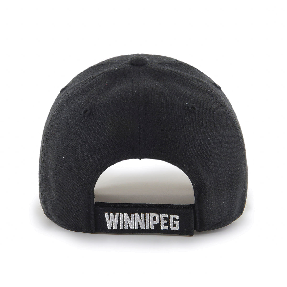 Winnipeg Jets NHL 47 Brand Men's Black/White MVP Adjustable Hat