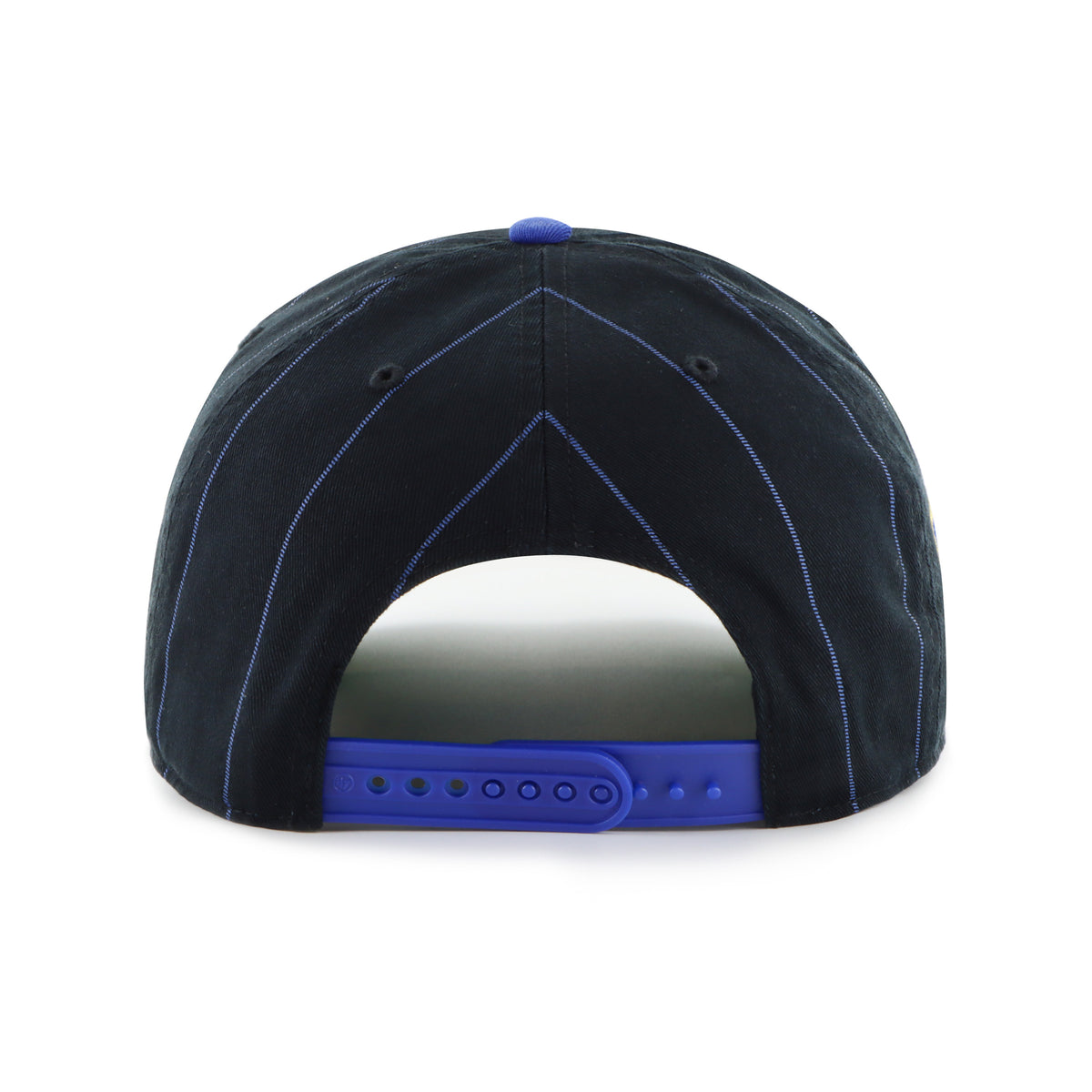 Edmonton Oilers NHL 47 Brand Men's Navy Pinstripe Hitch Adjustable Hat