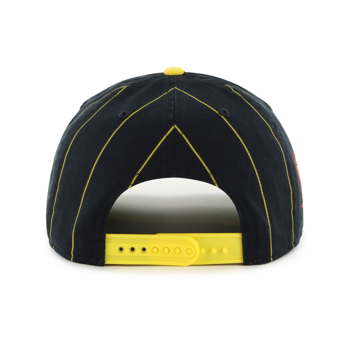 Vancouver Canucks NHL 47 Brand Men's Black Pinstripe Hitch Adjustable Hat
