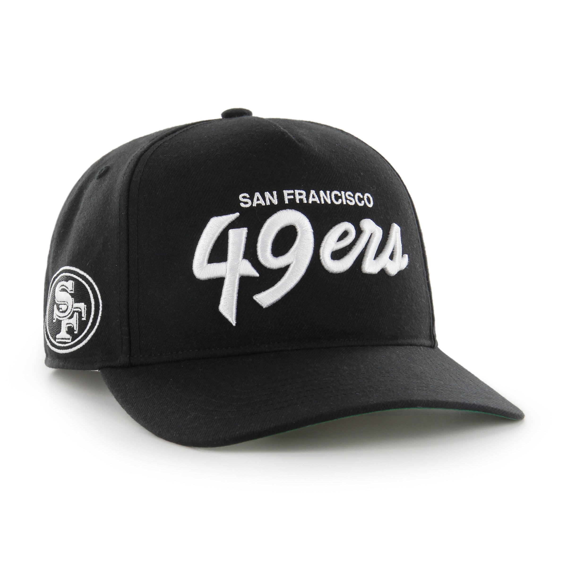 San Francisco 49ers NFL 47 Brand Men's Black Attitude Hitch Adjustable Hat