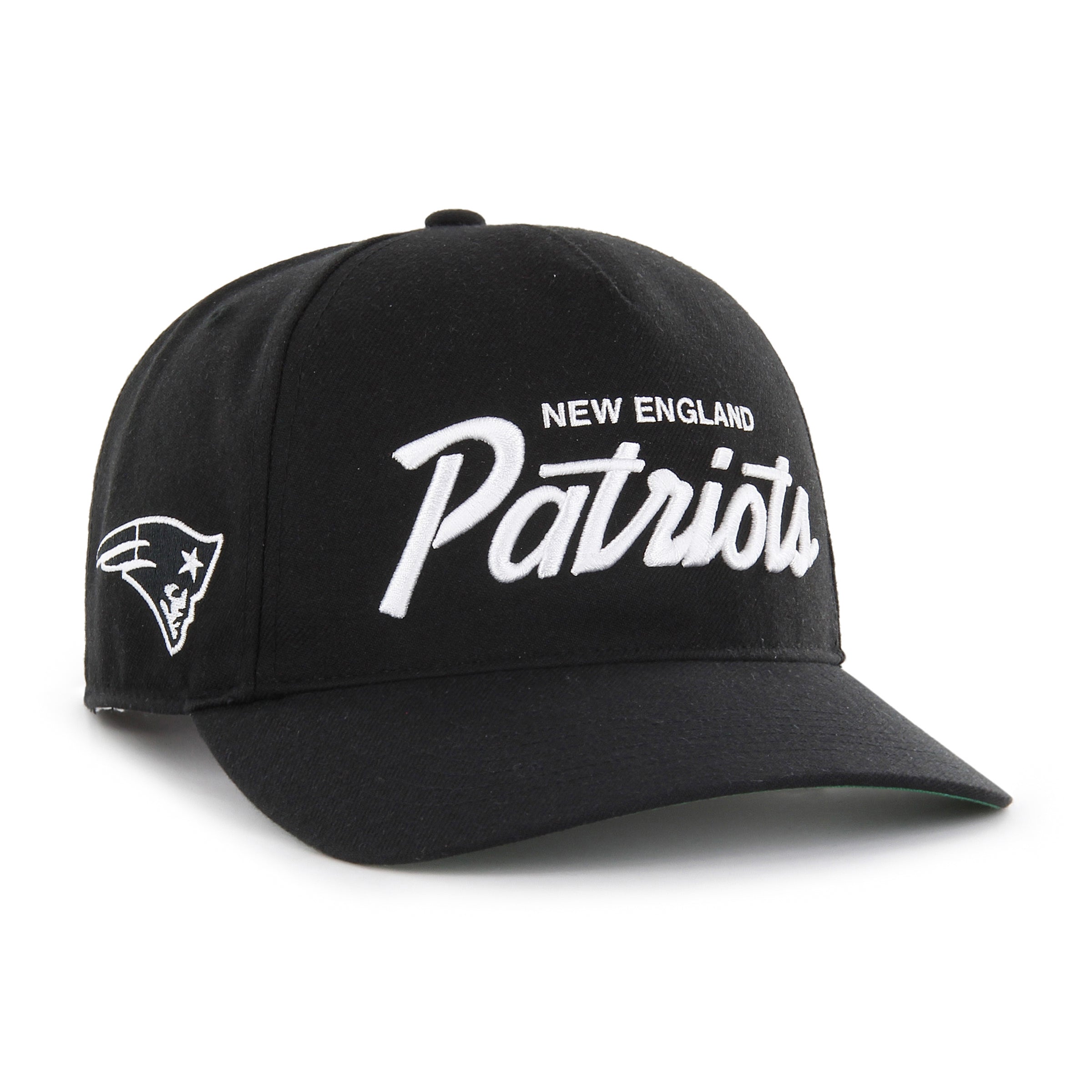 New England Patriots NFL 47 Brand Men's Black Attitude Hitch Adjustable Hat