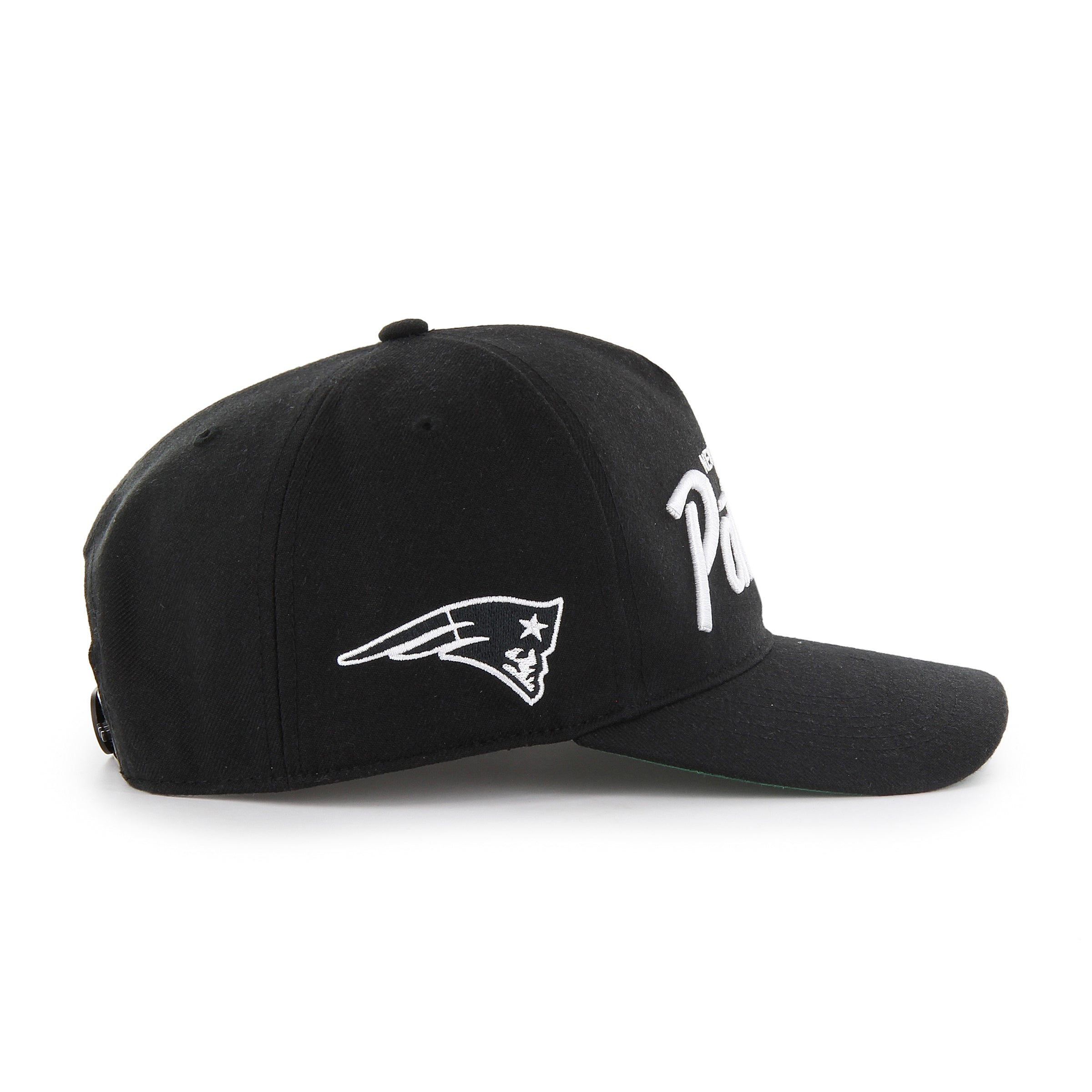 New England Patriots NFL 47 Brand Men's Black Attitude Hitch Adjustable Hat