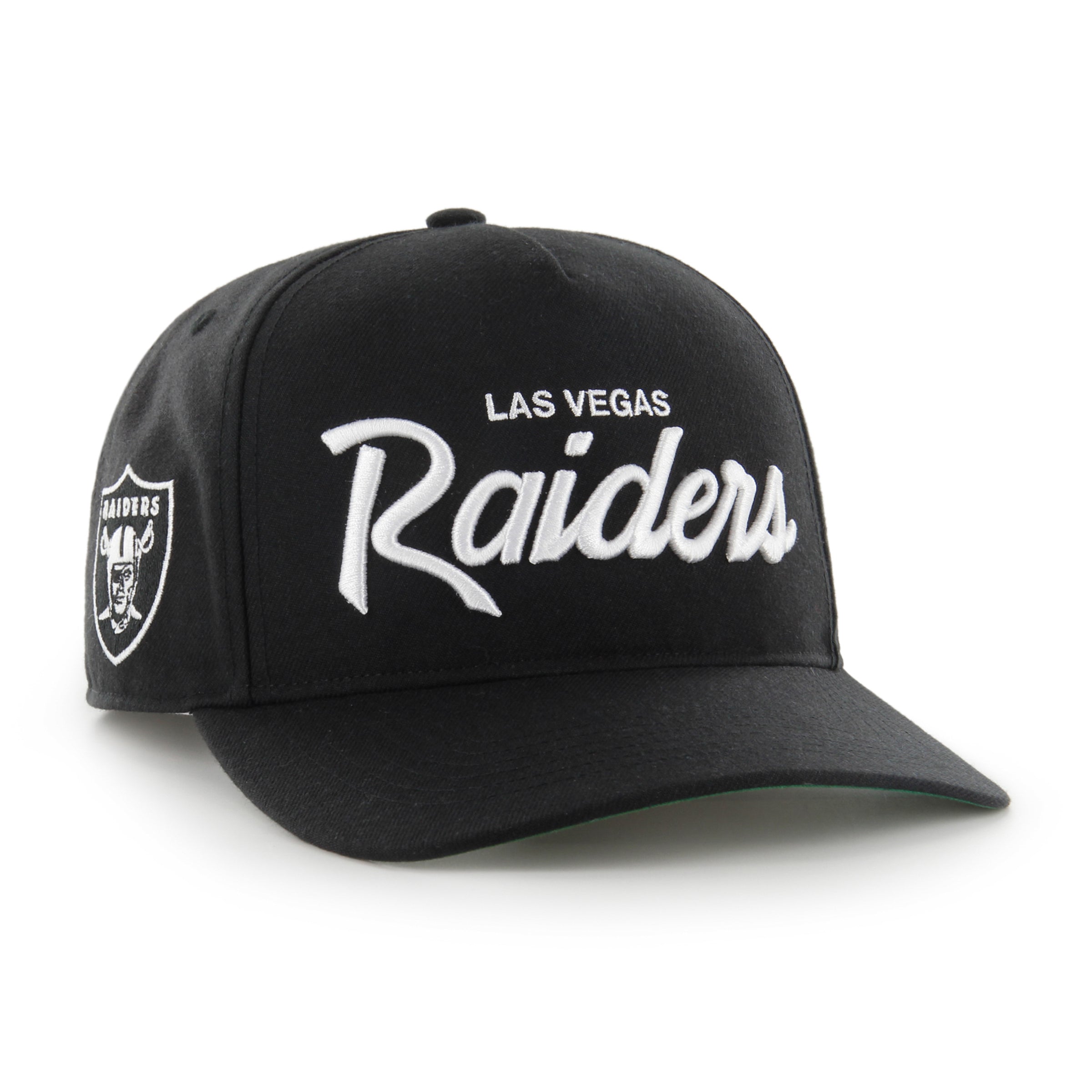 Casquette ajustable noire Attitude Hitch pour homme de la marque NFL 47 des Raiders de Las Vegas