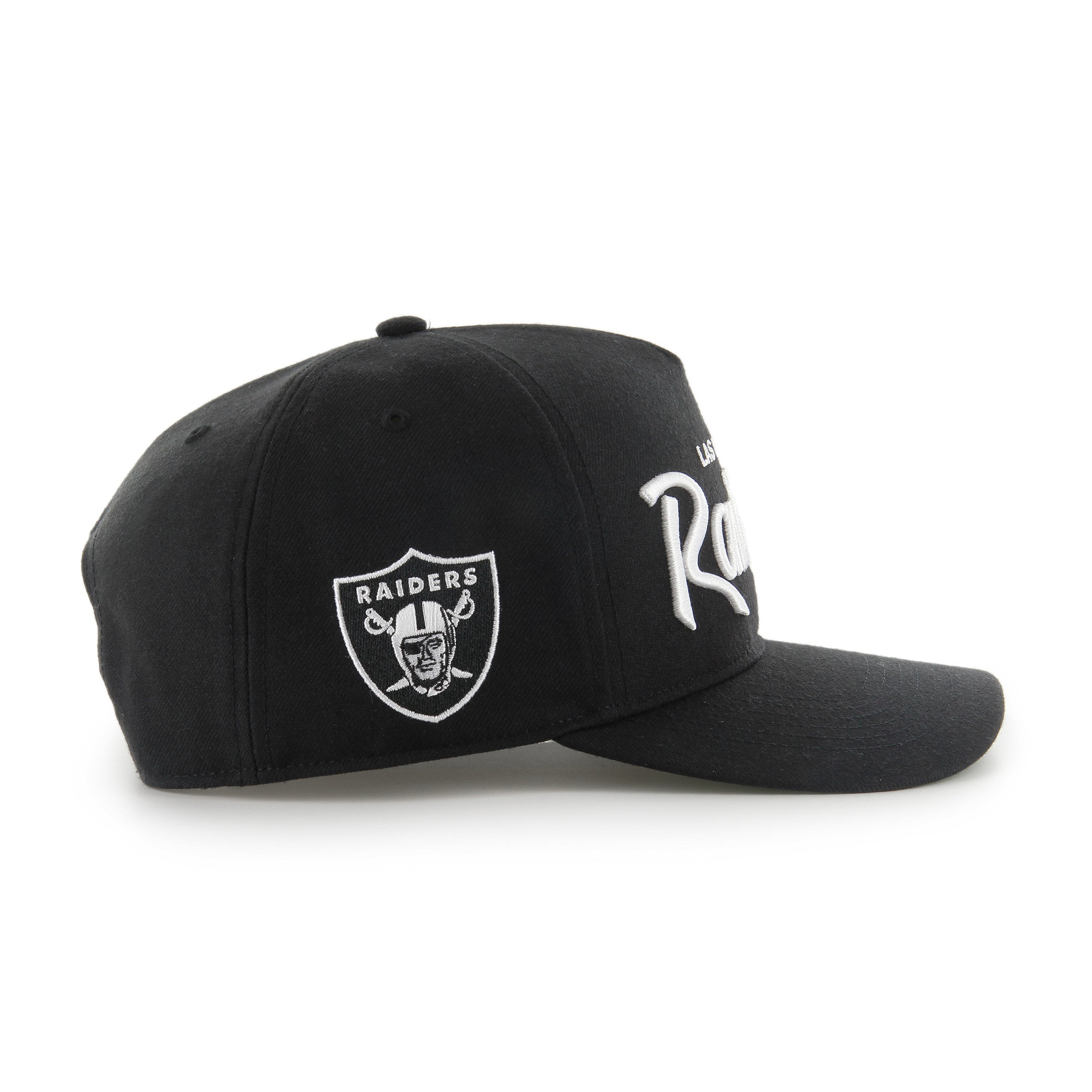 Las Vegas Raiders NFL 47 Brand Men's Black Attitude Hitch Adjustable Hat