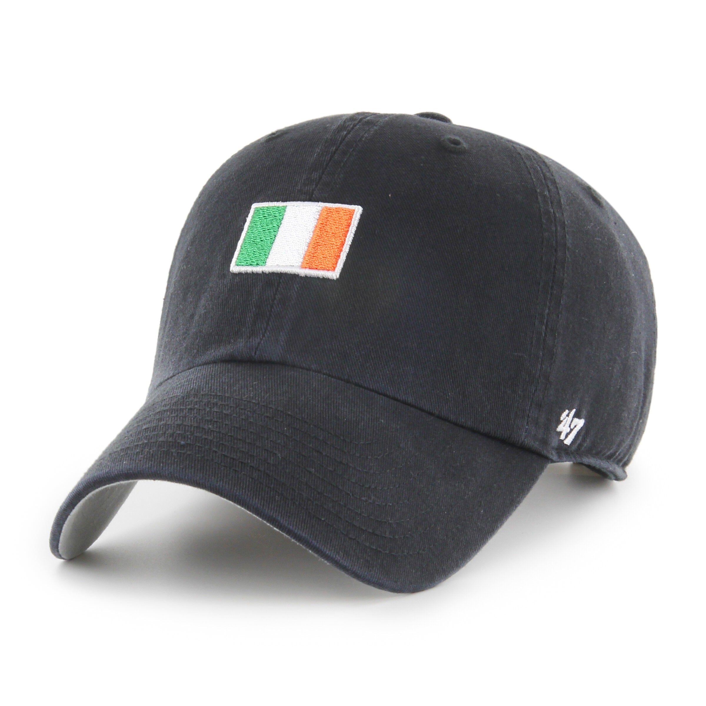 Ireland 47 Brand Men's Black Clean Up Places Abate Adjustable Hat