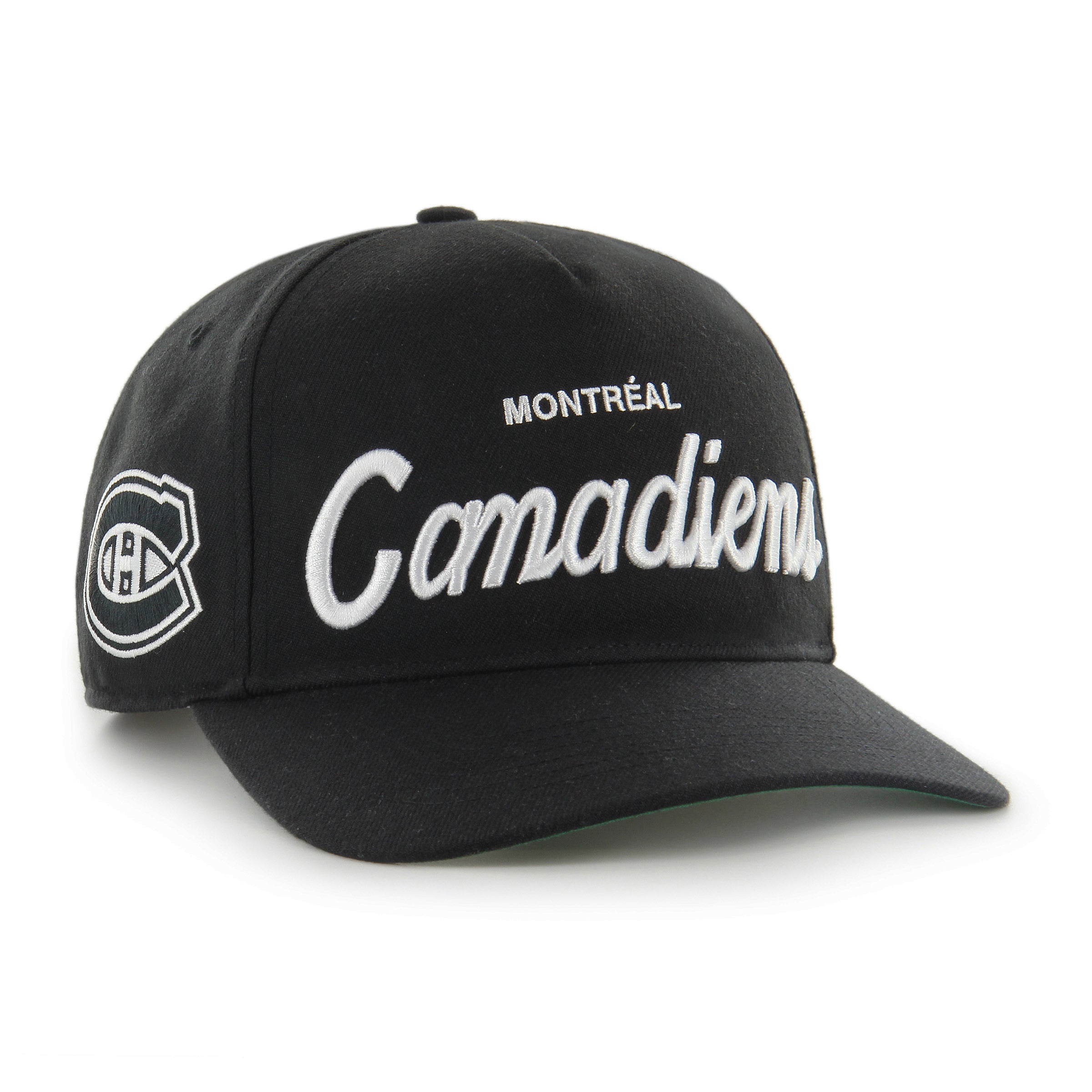 Montreal Canadiens NHL 47 Brand Men's Black Attitude Hitch Adjustable Hat