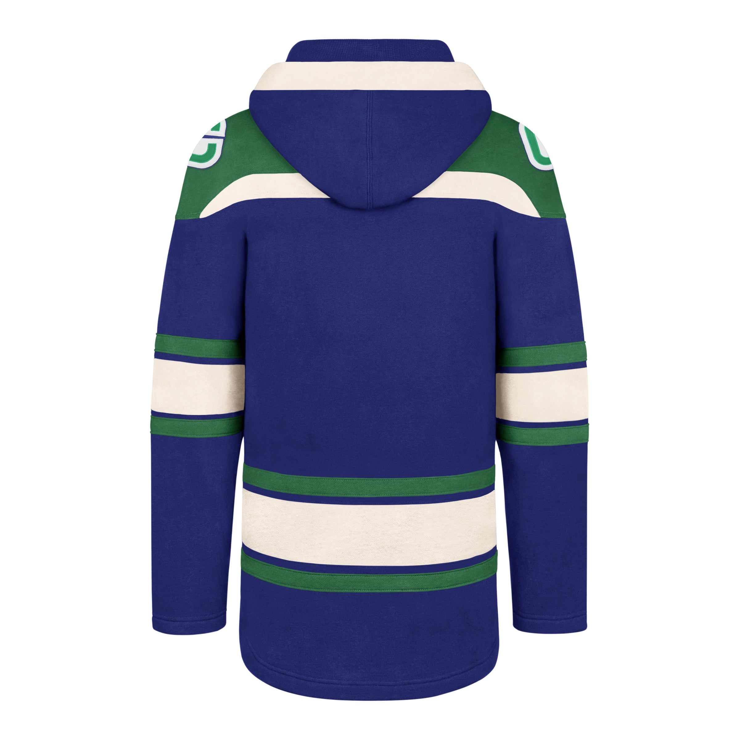 Sweat à capuche épais bleu royal Lacer des Canucks de Vancouver NHL 47 Brand pour hommes