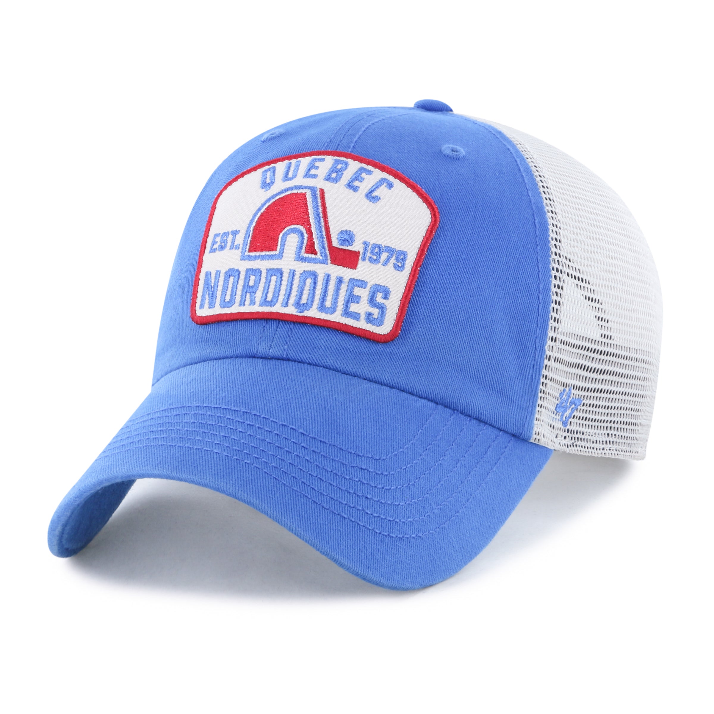 Quebec Nordiques NHL 47 Brand Men's Royal Mccall Clean Up Adjustable Hat