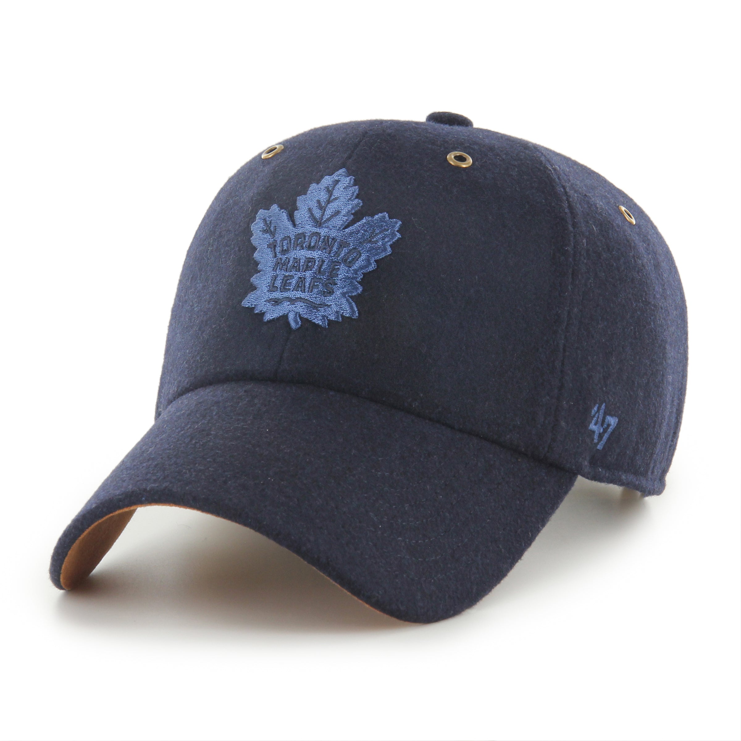 Toronto Maple Leafs NHL 47 Brand Men's Tonal Blue Peacoat Clean Up Adjustable Hat