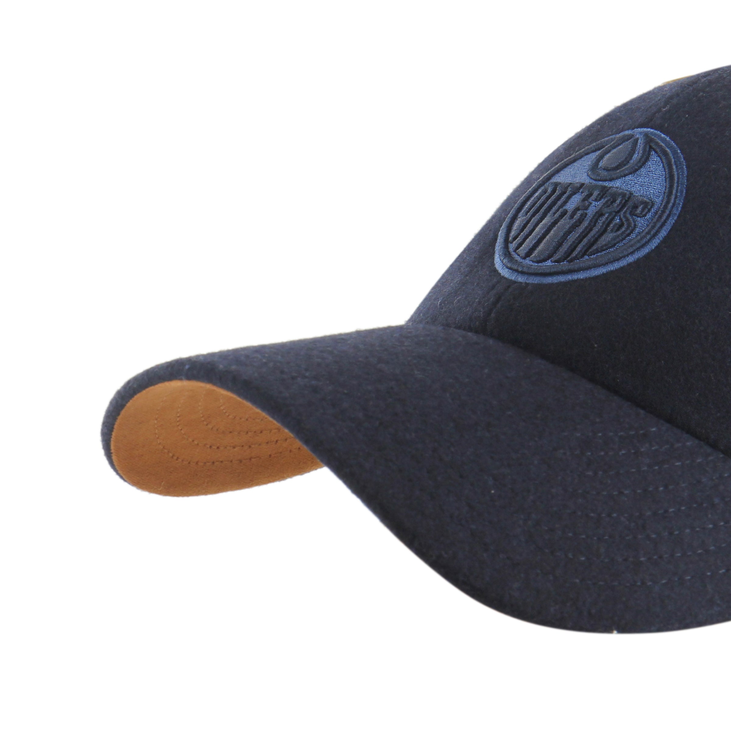 Edmonton Oilers NHL 47 Brand Men's Tonal Blue Peacoat Clean Up Adjustable Hat