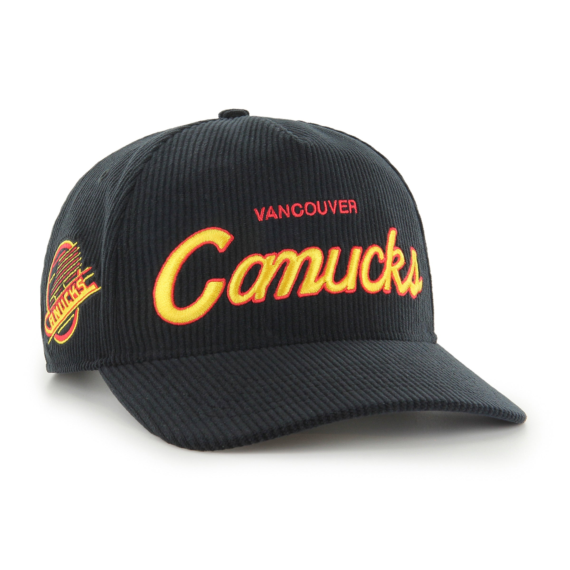 Casquette ajustable en corde Crosstown noire 47 Brand des Canucks de Vancouver LNH pour hommes