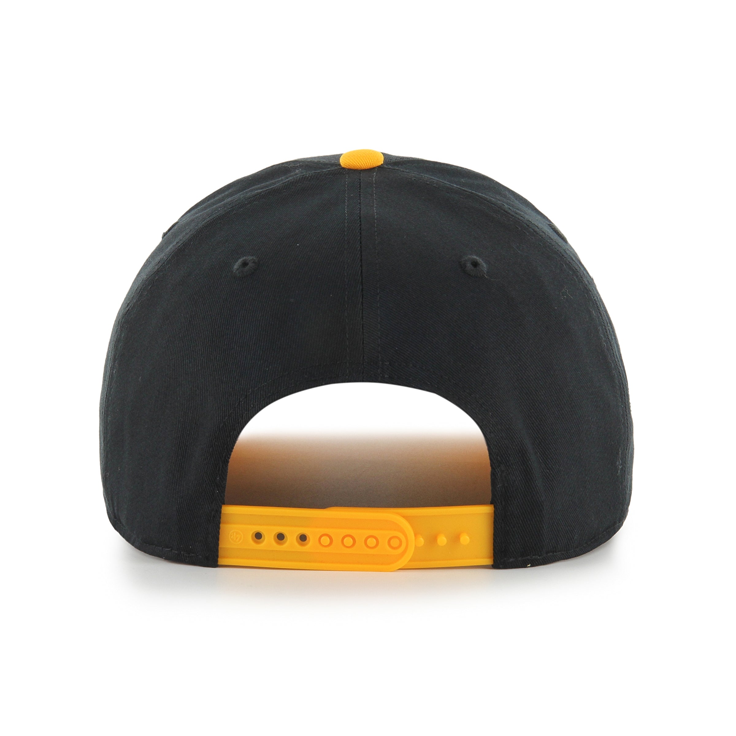 Boston Bruins NHL 47 Brand Men's Black Hard Hat Arch Hitch Snapback Hat