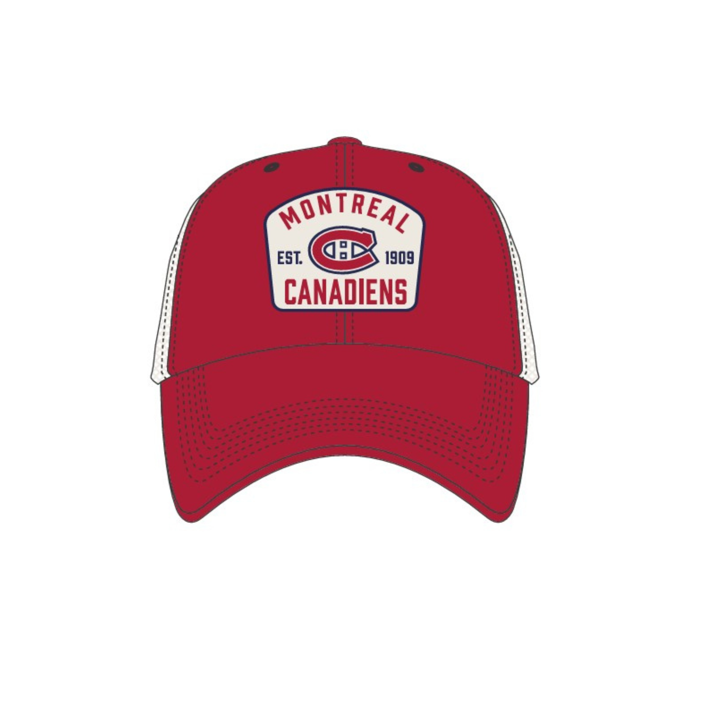 Montreal Canadiens NHL 47 Brand Men's Red Mccall Clean Up Adjustable Hat