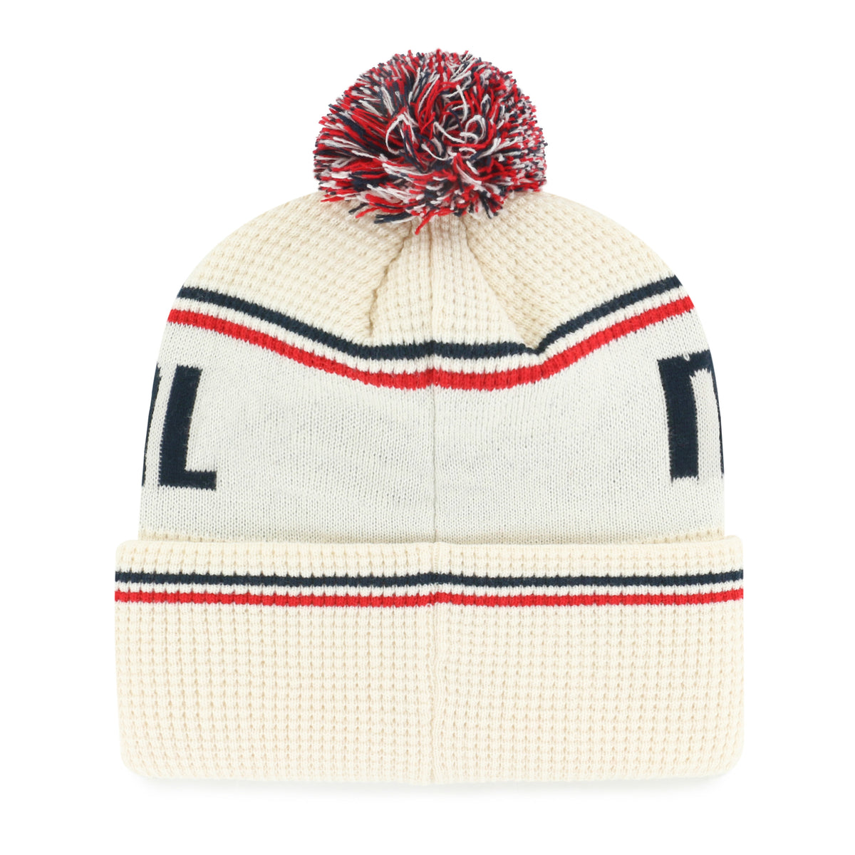 Montreal Canadiens NHL 47 Brand Men's Natural Quattrle Cuff Pom Knit