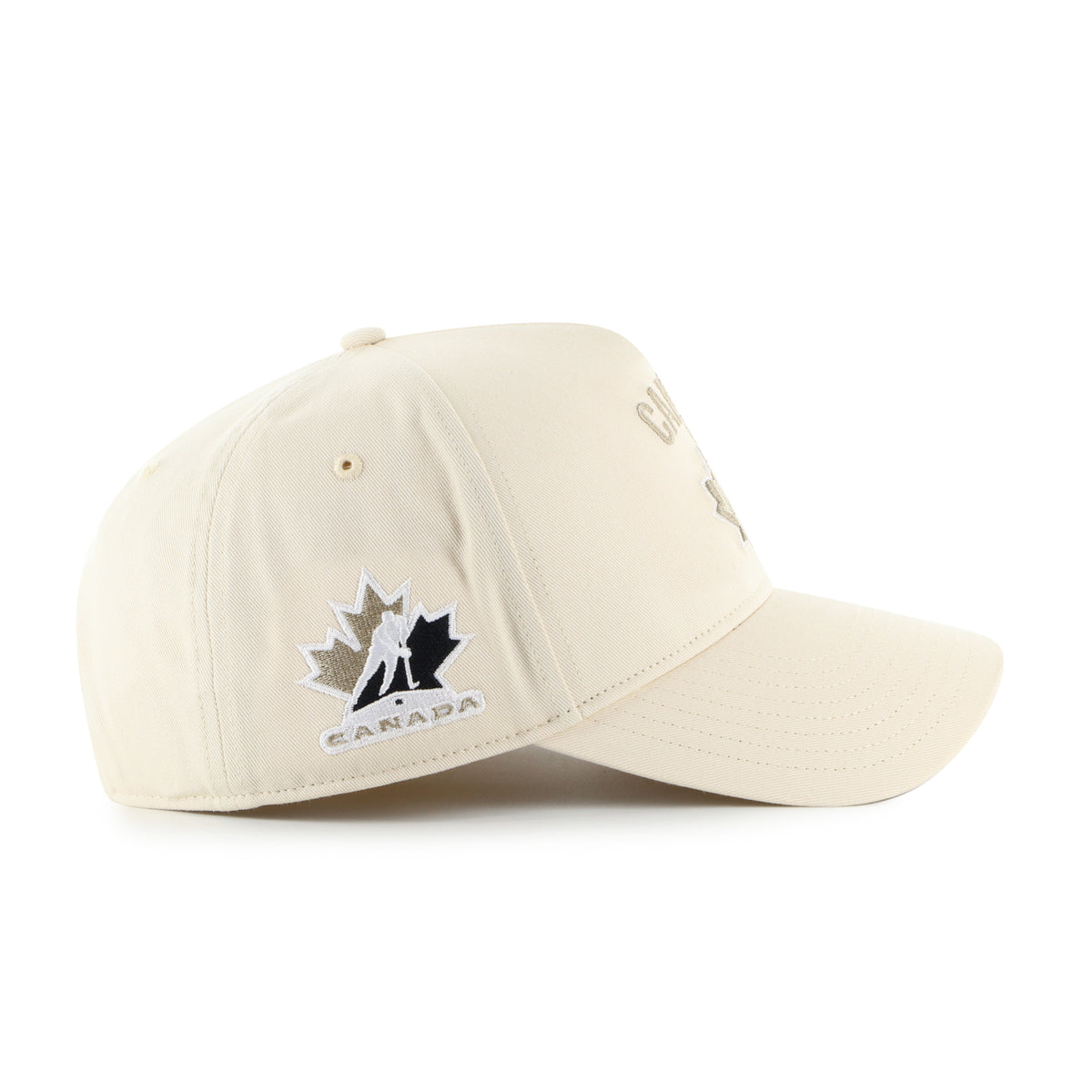 Hockey Canada IIHF 47 Brand Men's Creme De La Creme Sure Shot A-Frame Snapback Hat