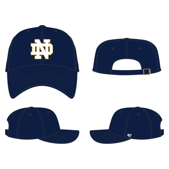 Notre Dame Fighting Irish NCAA 47 Brand Men's Navy Clean Up Adjustable Hat