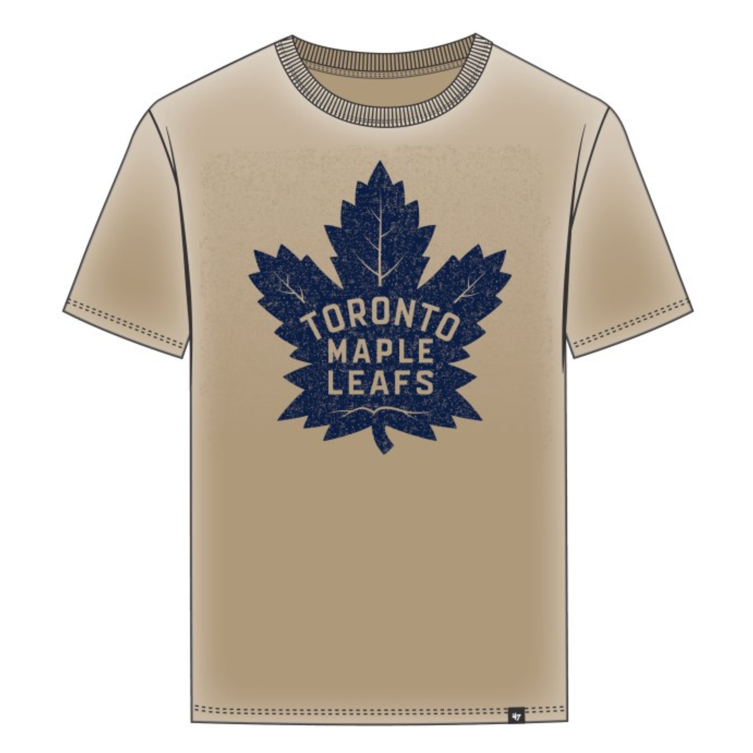 T-shirt River à imprimé poussiéré 47 Brand des Maple Leafs de Toronto LNH pour hommes