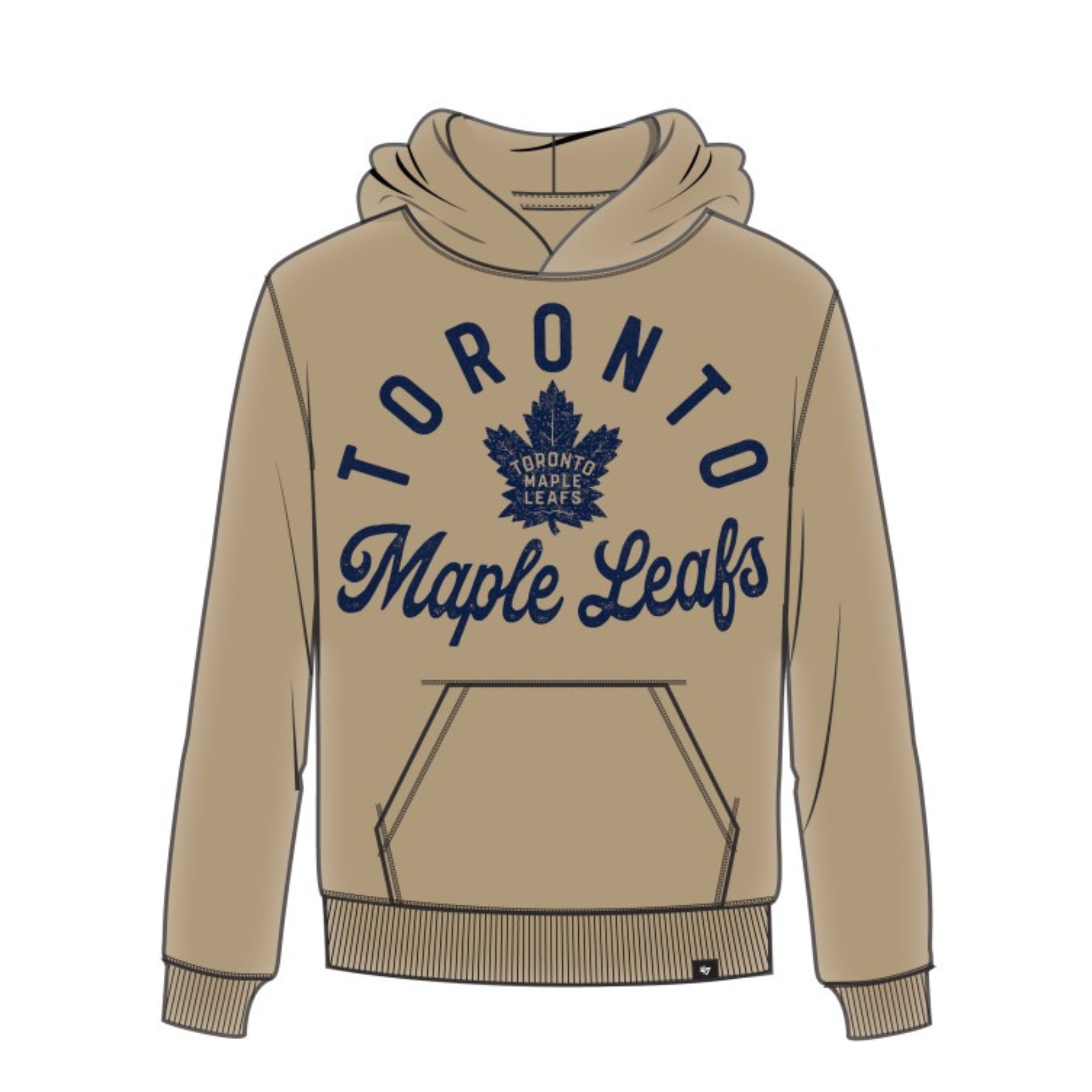 Toronto Maple Leafs NHL 47 Brand Men's Dusted Bowline River Pullover Hoodie