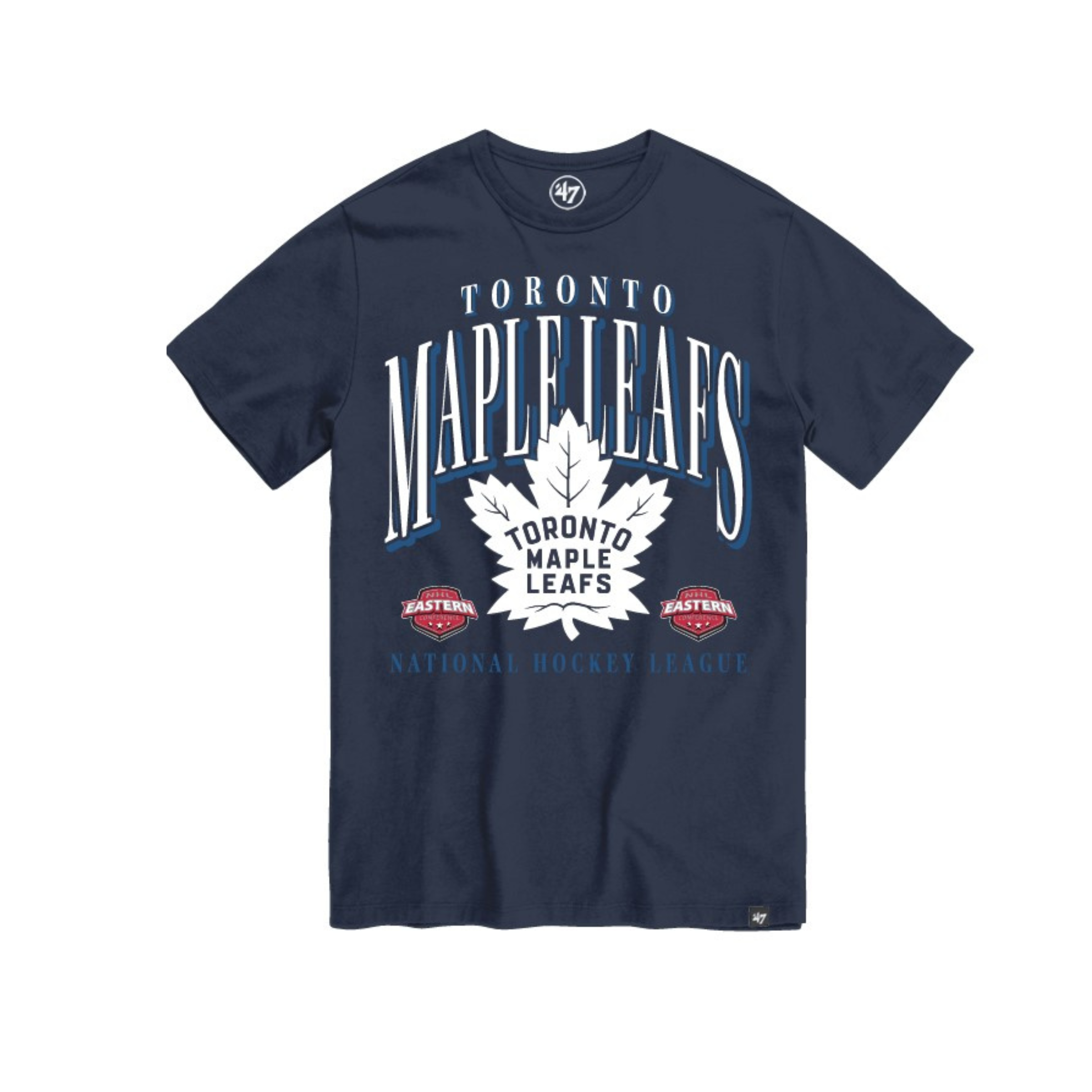 Toronto Maple Leafs NHL 47 Brand Men's Navy Vintage Crease T-Shirt