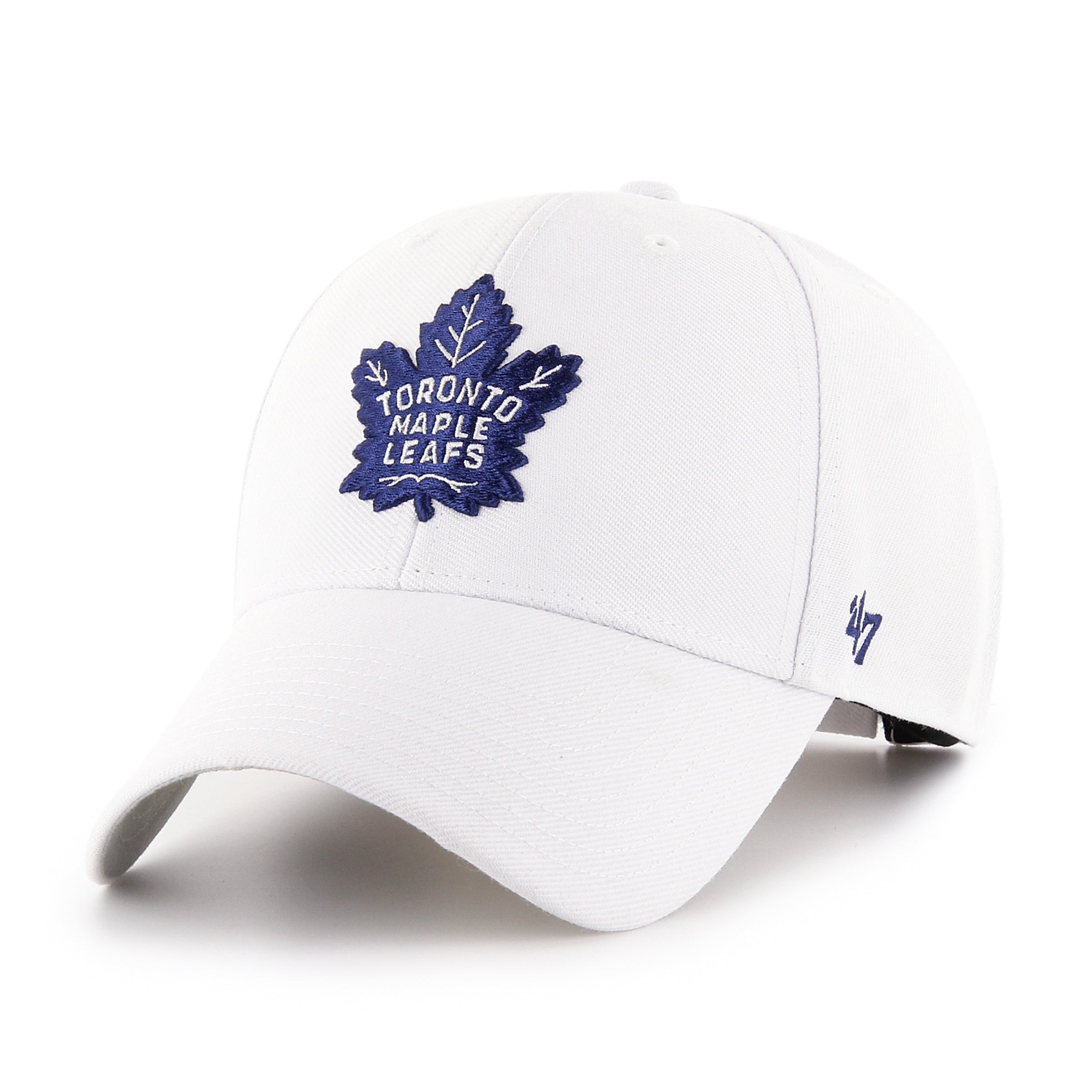 Casquette réglable MVP blanche NHL 47 Brand des Maple Leafs de Toronto pour hommes