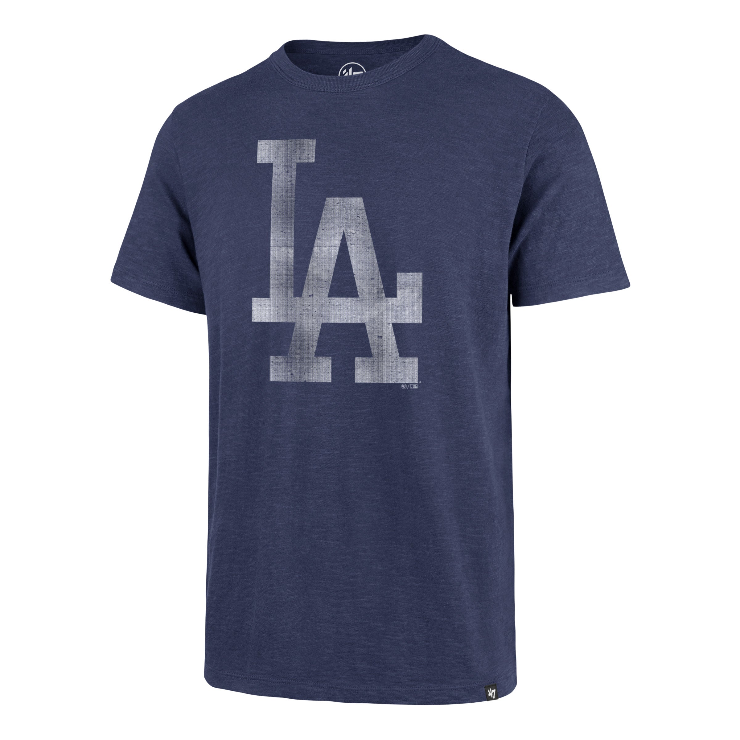 Los Angeles Dodgers MLB 47 Brand Men's Royal Grit Scrum T-Shirt