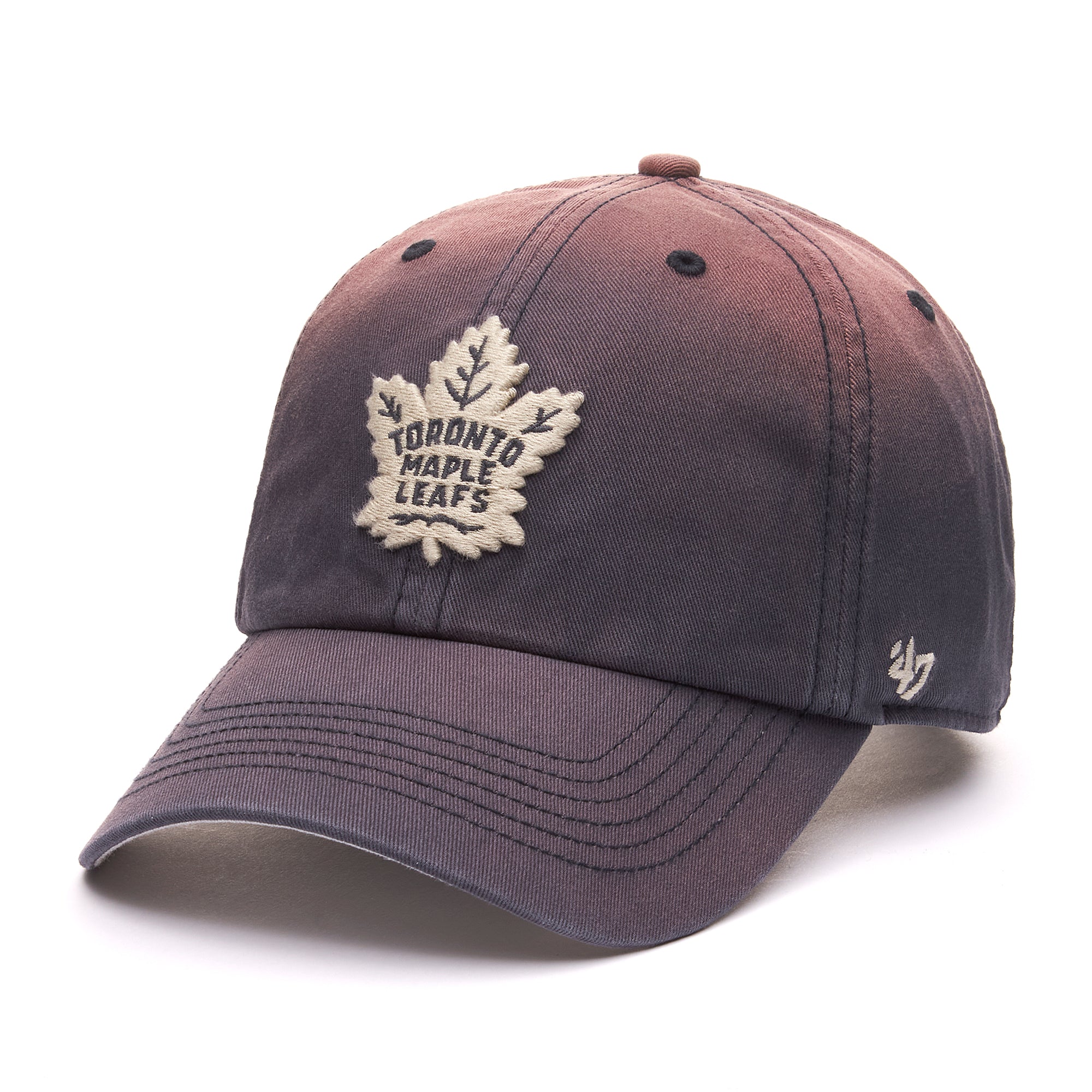 Toronto Maple Leafs NHL 47 Brand Men's Navy Dusted Clean Up Adjustable Hat