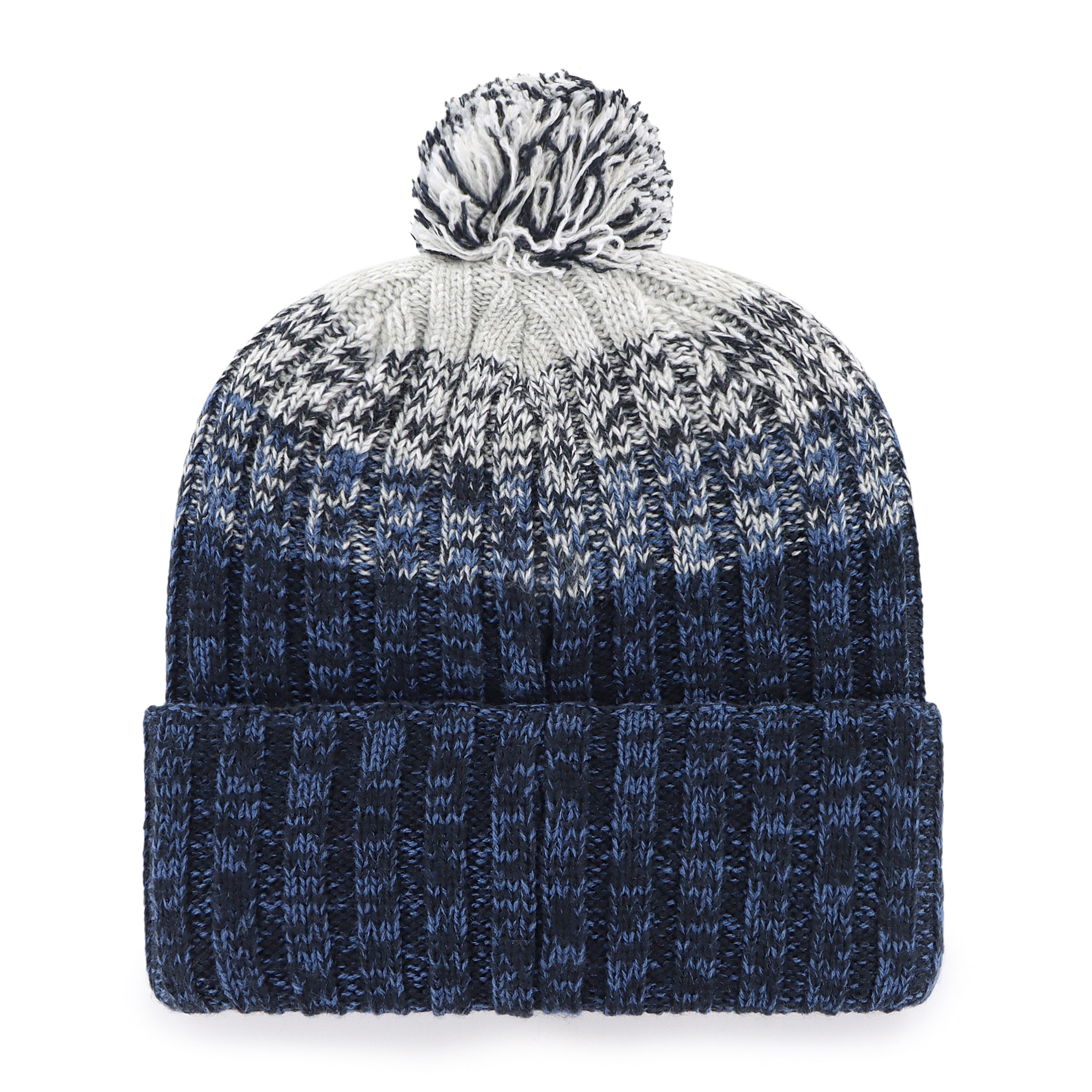 Bonnet tricoté à pompon Cascade rouge/bleu marine pour homme LNH 47 de Toronto Maple Leafs