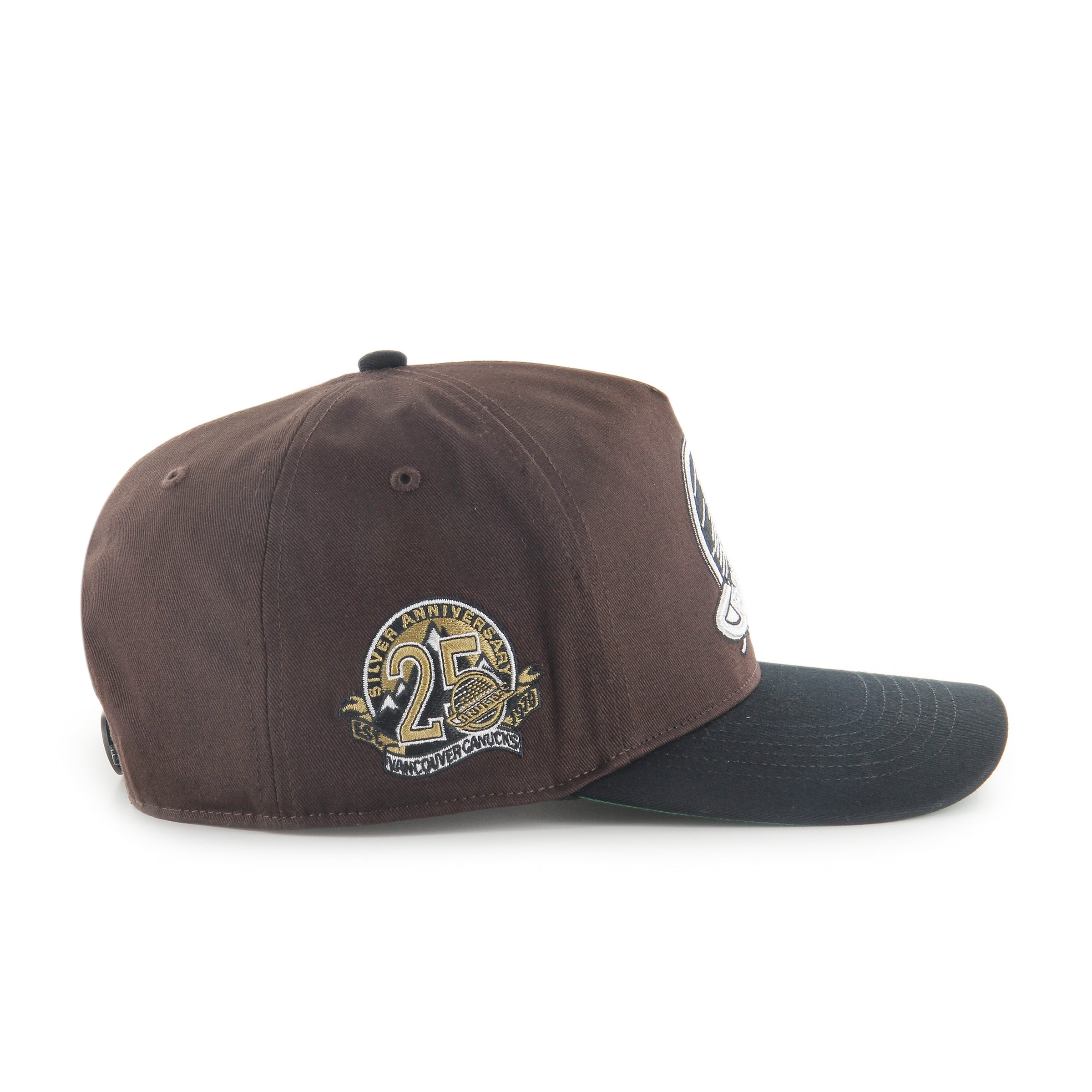 Casquette snapback Sure Shot Hitch en chocolat noir 47 Brand des Canucks de Vancouver LNH pour hommes