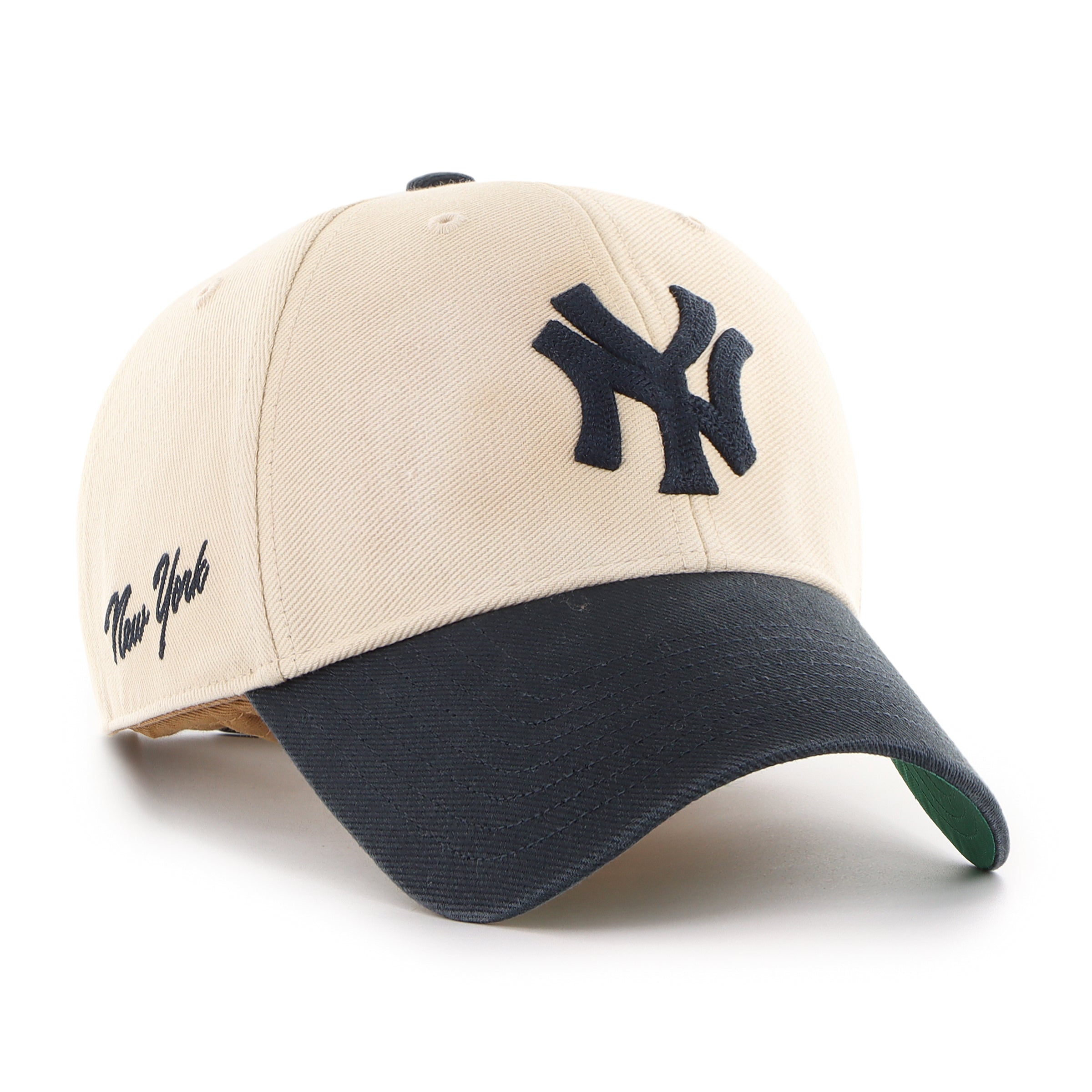 Casquette snapback beige MVP Cooperstown Fairfield pour homme des Yankees de New York MLB 47 Brand