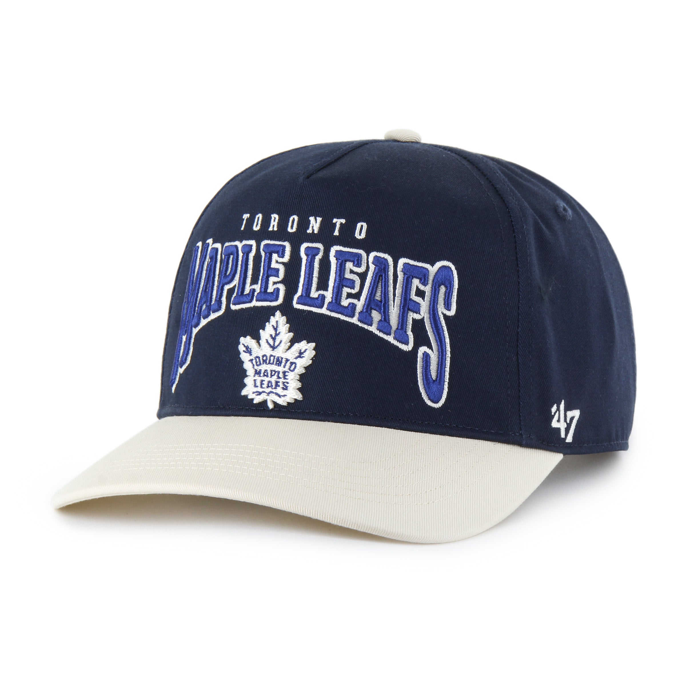 Casquette snapback bleu marine pour homme des Maple Leafs de Toronto de la LNH 47 Brand