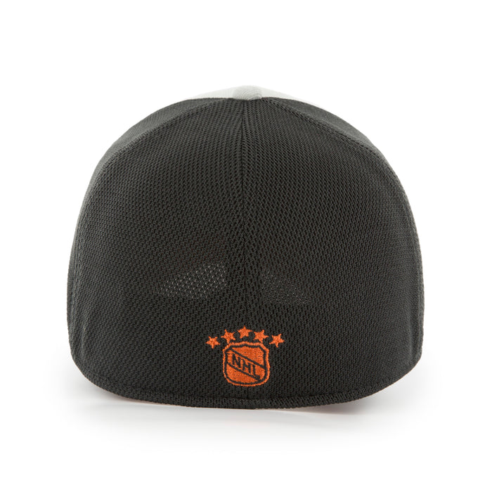 Original Six NHL 47 Brand Men's Grey/Black Stick Check Contender Stretch Fit Hat
