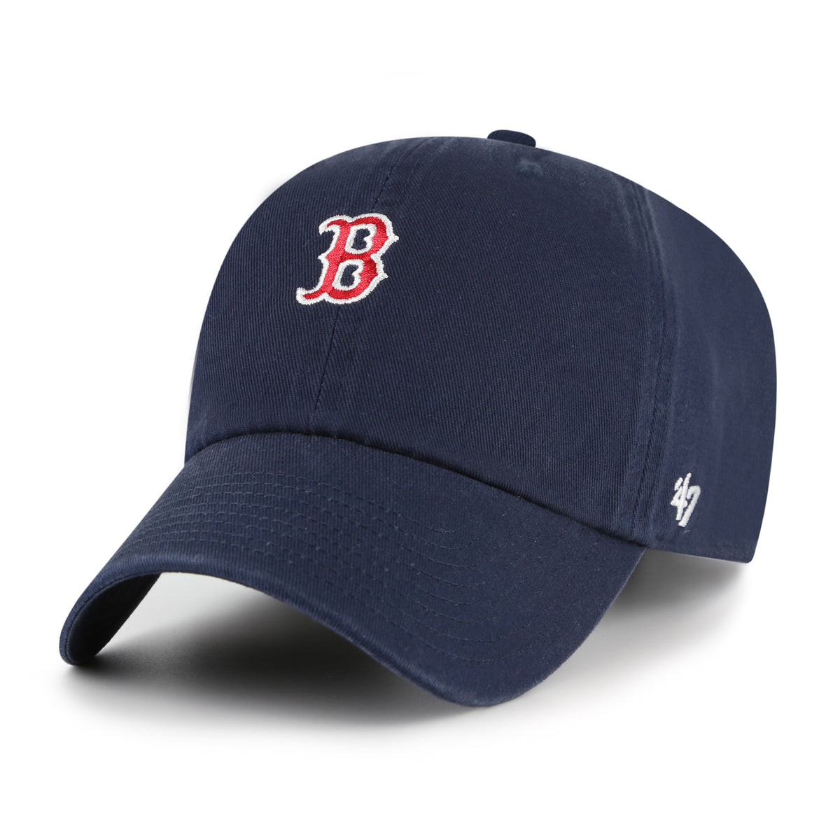 Boston Red Sox MLB 47 Brand Men's Navy Base Runner Ballpark Clean Up Adjustable Hat