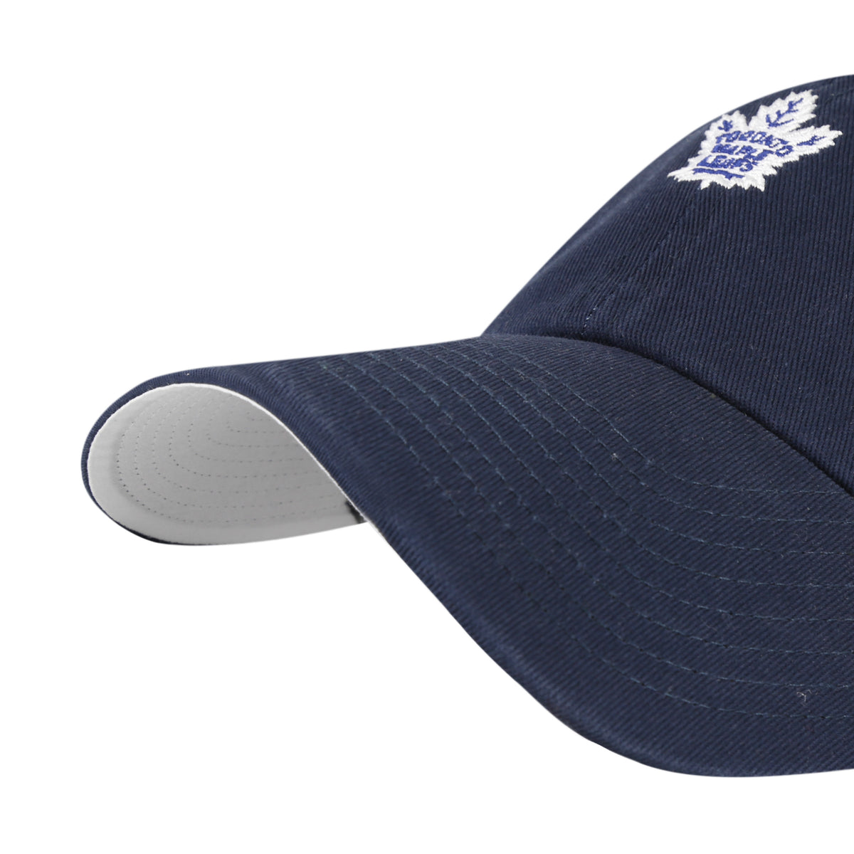 Toronto Maple Leafs NHL 47 Brand Navy Base Runner Ballpark Clean Up Adjustable Hat