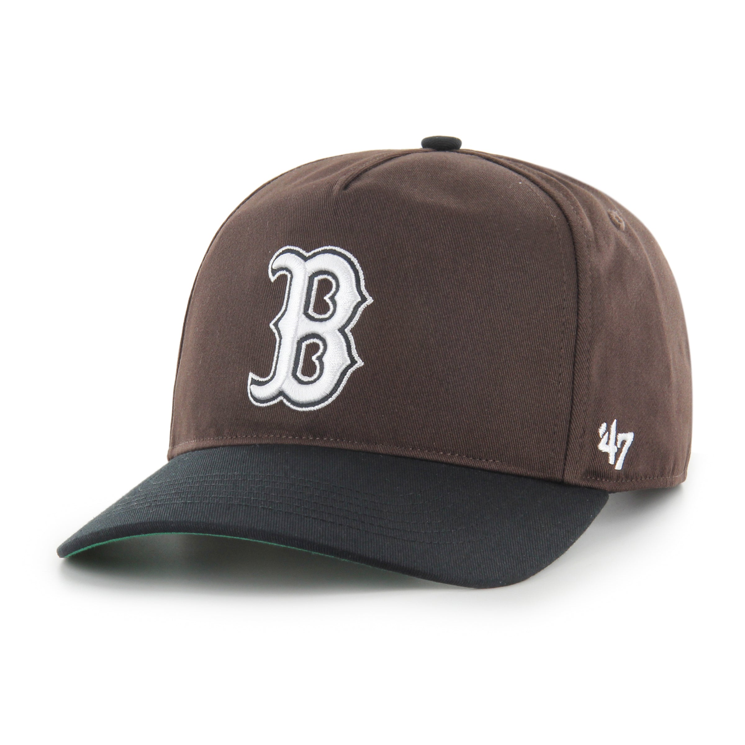 Casquette snapback Sure Shot Hitch en chocolat noir pour homme des Boston Red Sox MLB 47 Brand