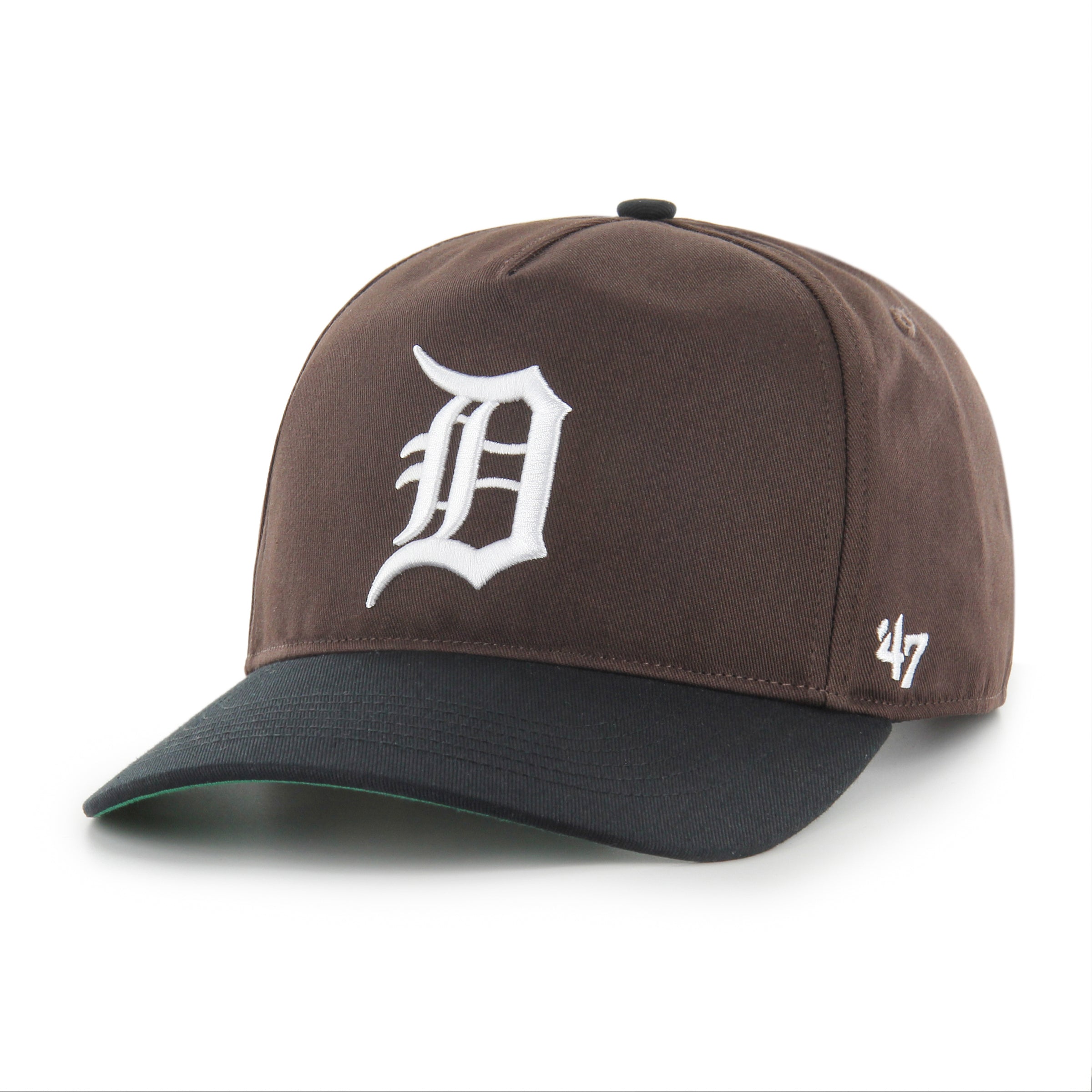 Casquette snapback Sure Shot Hitch en chocolat noir pour homme de la marque MLB 47 des Detroit Tigers