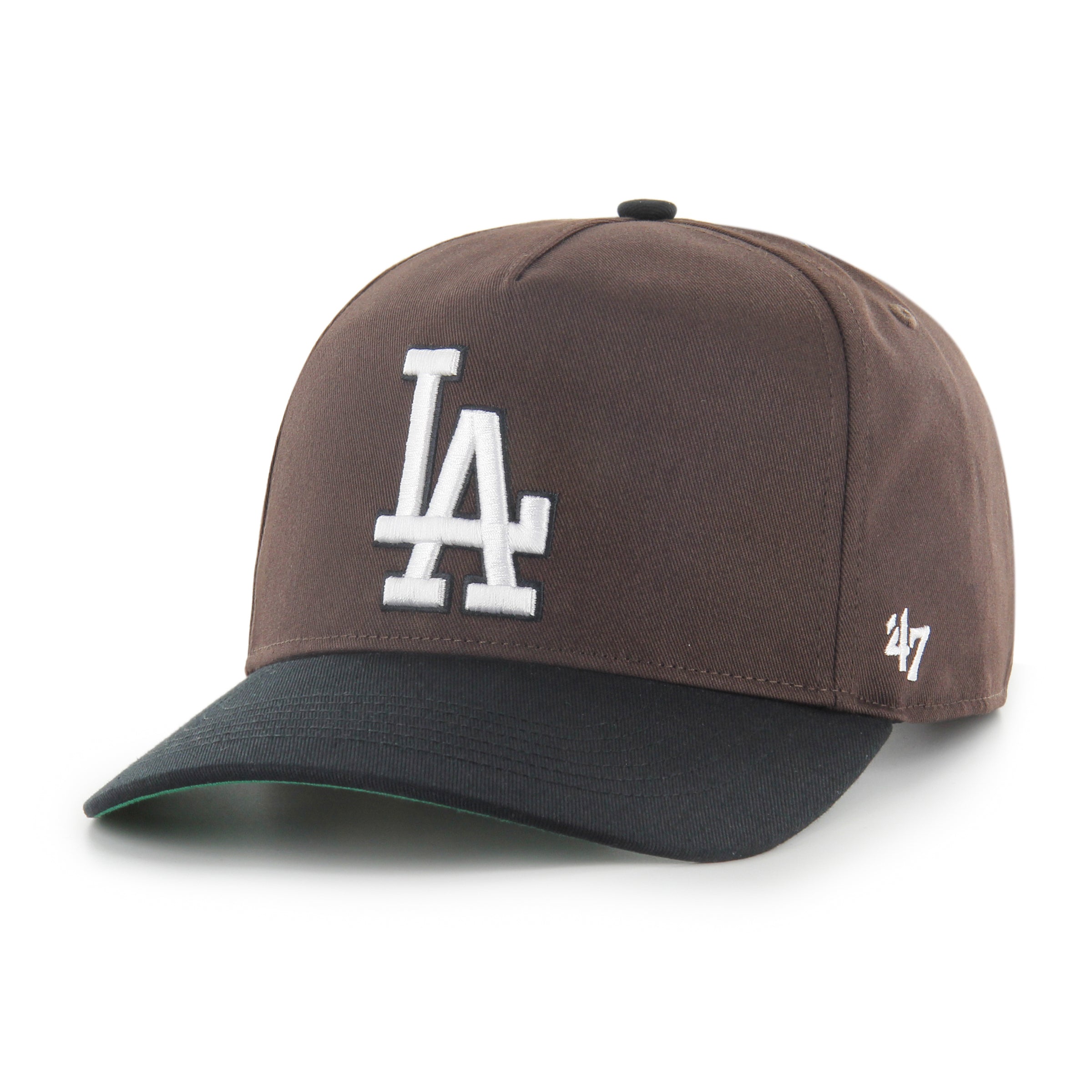 Casquette snapback Sure Shot Hitch en chocolat noir pour homme des Dodgers de Los Angeles MLB 47 Brand