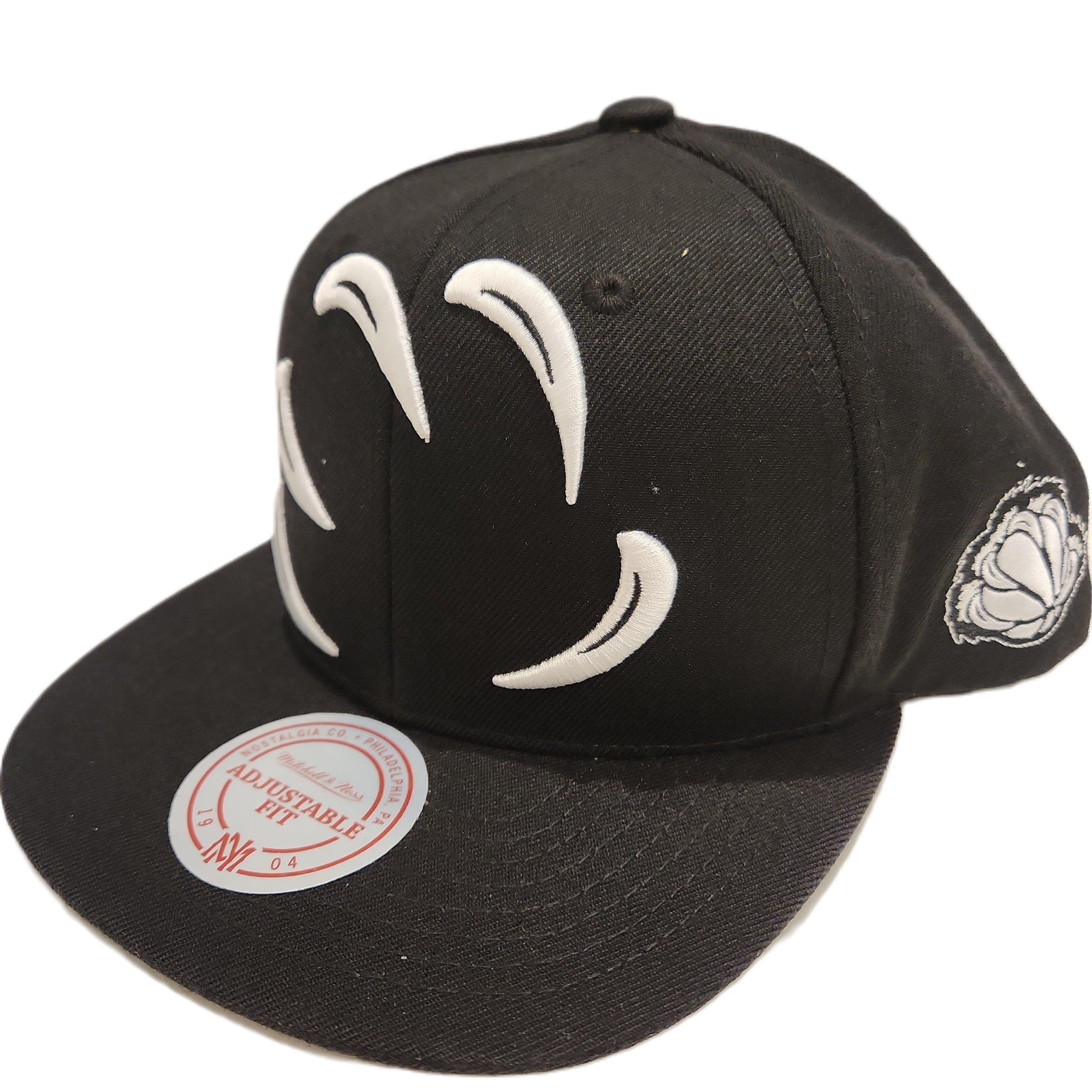 Vancouver Grizzlies NBA Mitchell & Ness Snapback noir espace négatif pour hommes