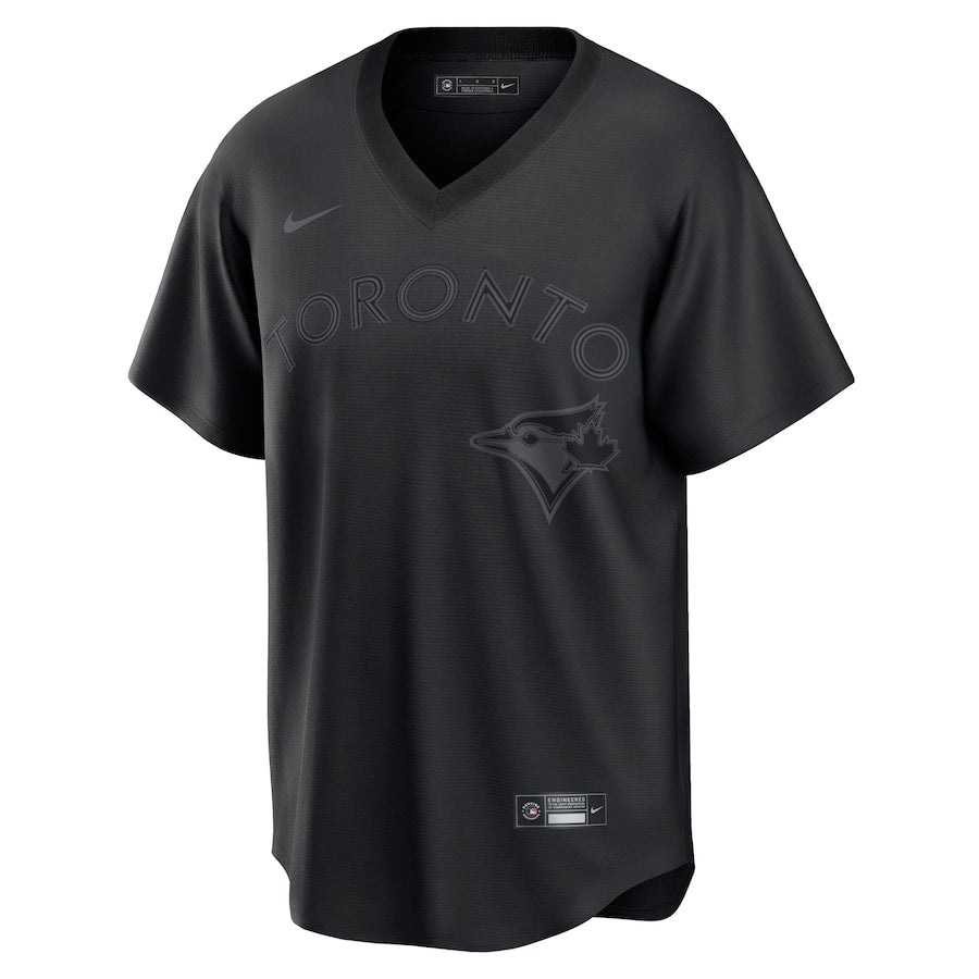 Vladimir Guerrero Jr. Toronto Blue Jays MLB Nike Men's Pitch Black Fashion Replica Jersey