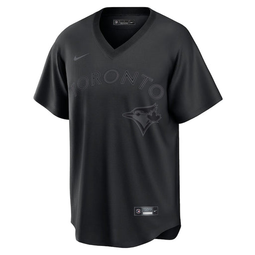 Men's New York Yankees Derek Jeter Nike Black Pitch Black Fashion Player  Replica Jersey