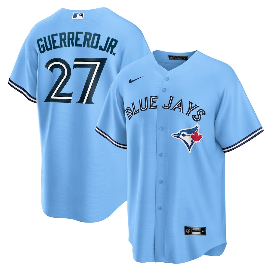 Vladimir Guerrero Jr. Toronto Blue Jays MLB Nike Men's Powder Blue Alternate Replica Jersey