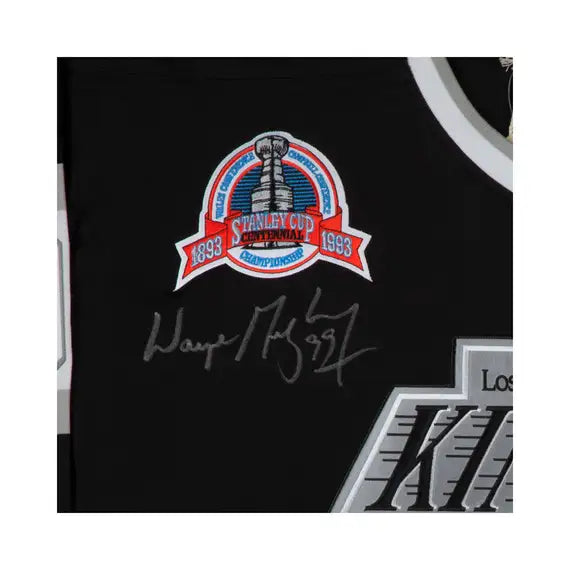 Wayne Gretzky Los Angeles Kings NHL Mitchell & Ness 1992-93 Maillot authentique autographié