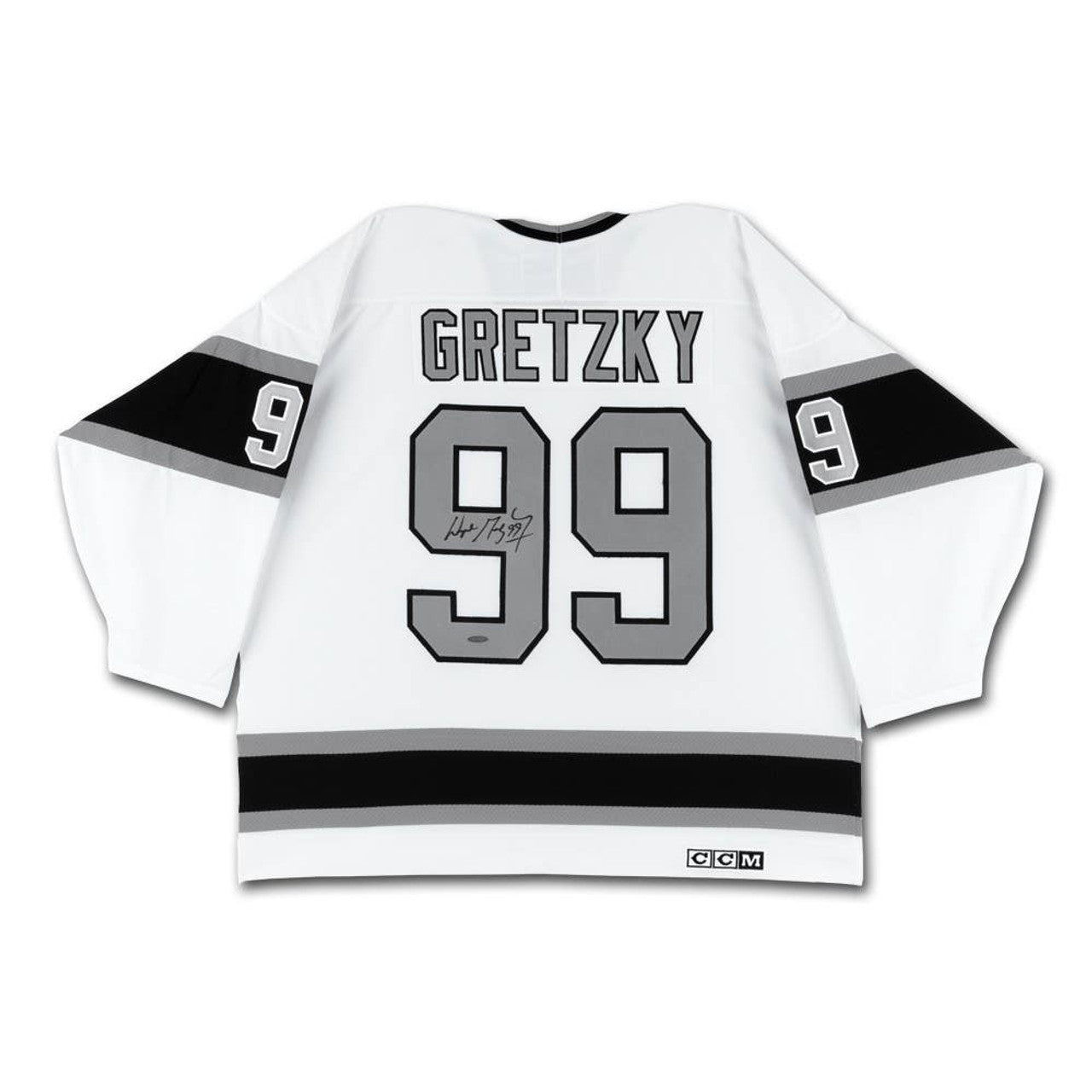 Wayne Gretzky Los Angeles Kings NHL CCM White Autographed Authentic Vintage Jersey