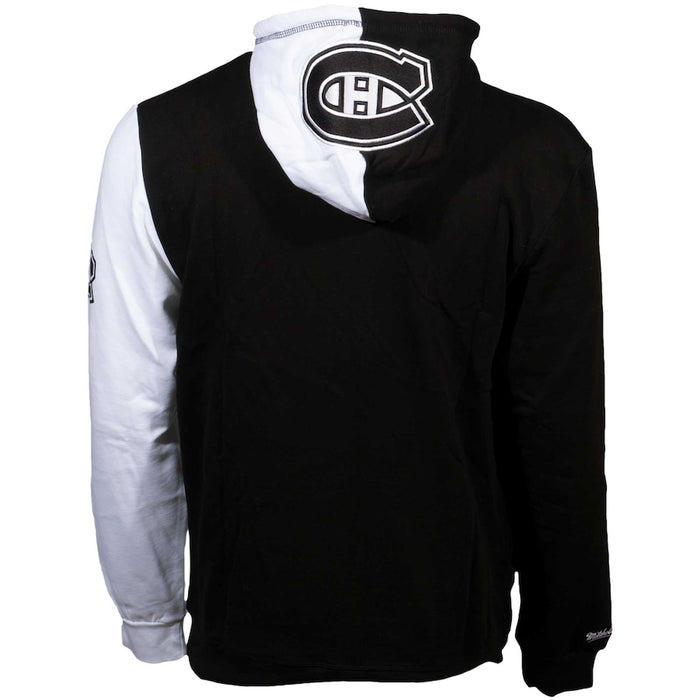 Montreal Canadiens NHL Mitchell & Ness Men's Black/White Night and Day Fleece Hoodie