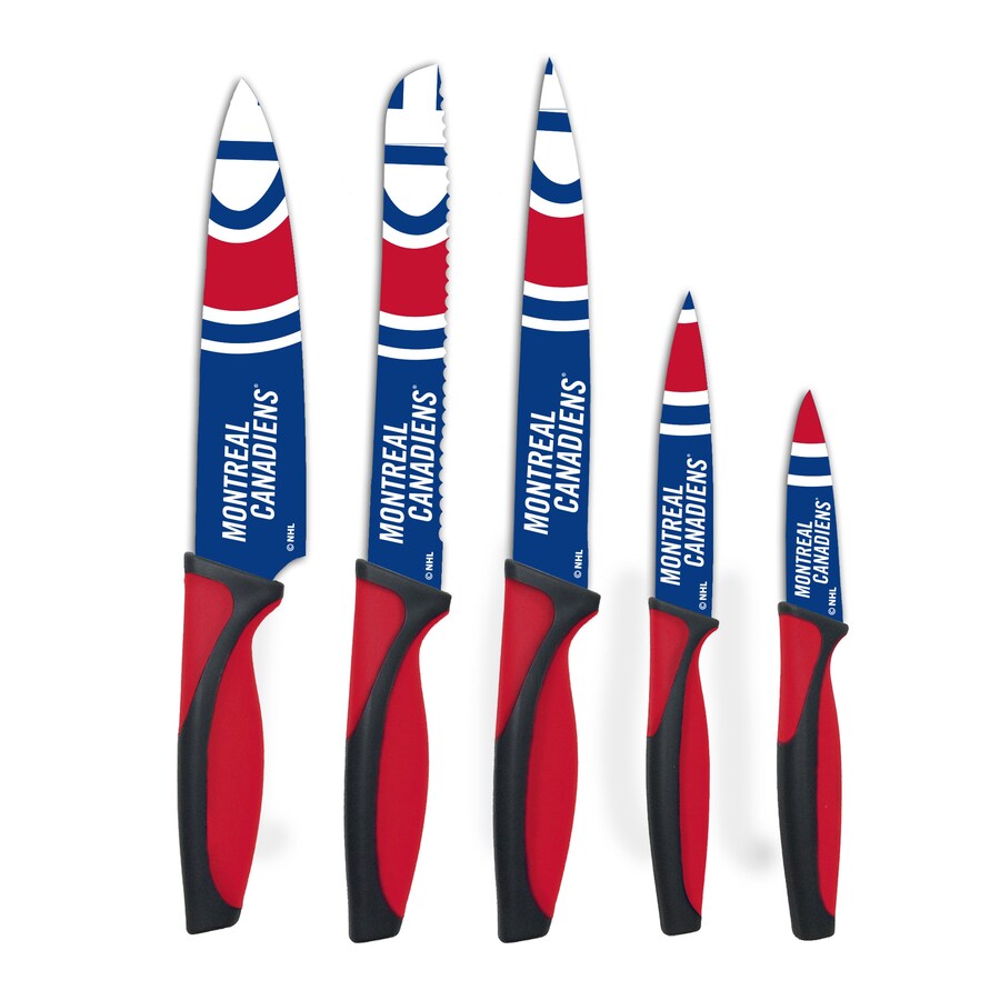 Montreal Canadiens NHL TSV 5 Piece Kitchen Knife Set