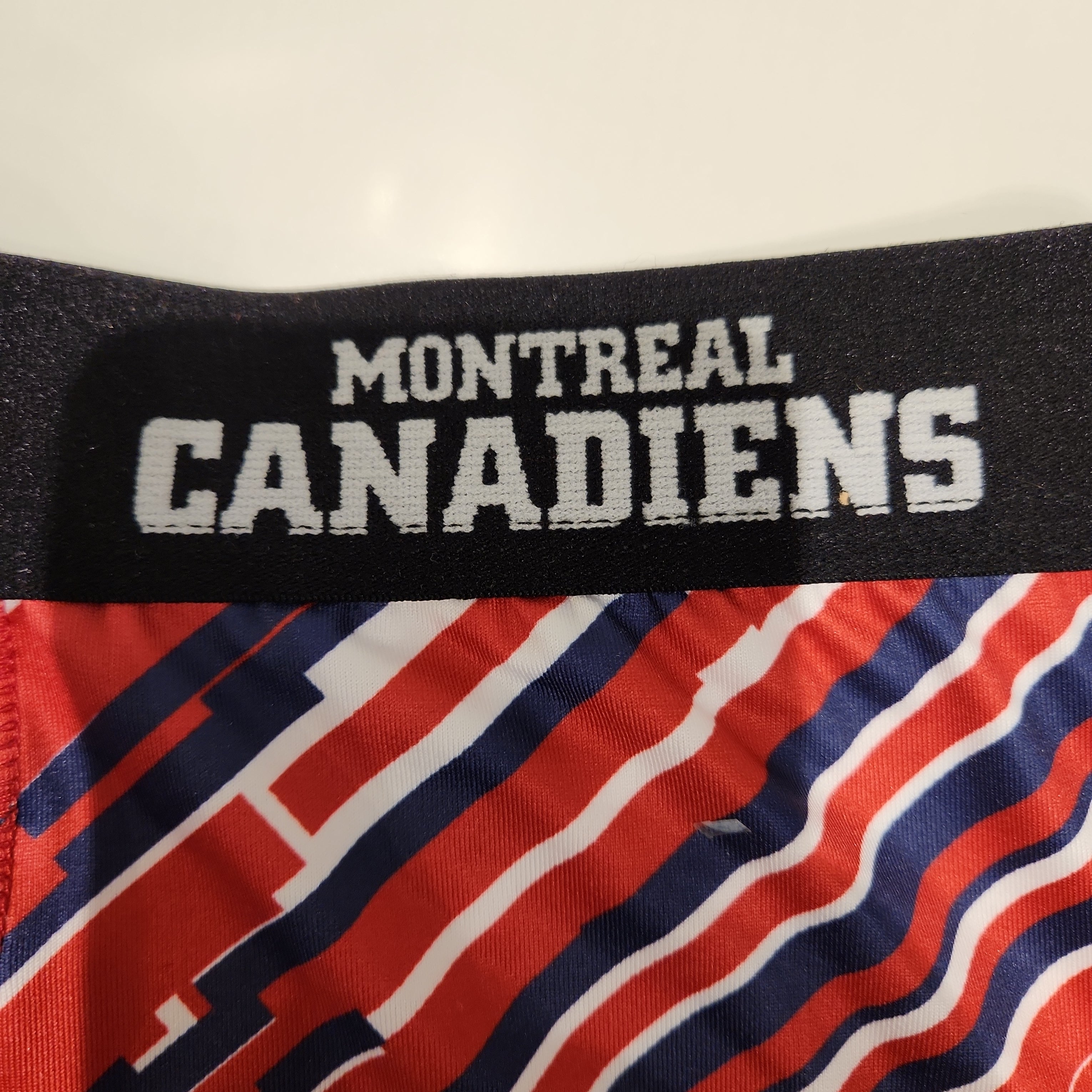 Sous-vêtements de compression de sport rouges NHL FOCO des Canadiens de Montréal pour hommes